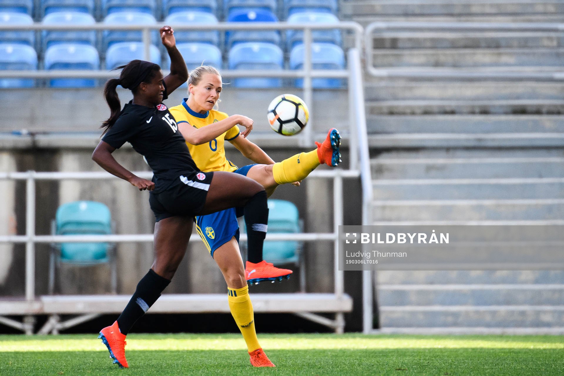 Nichelle Prince of Canada and Magdalena Eriksson  of Sweden