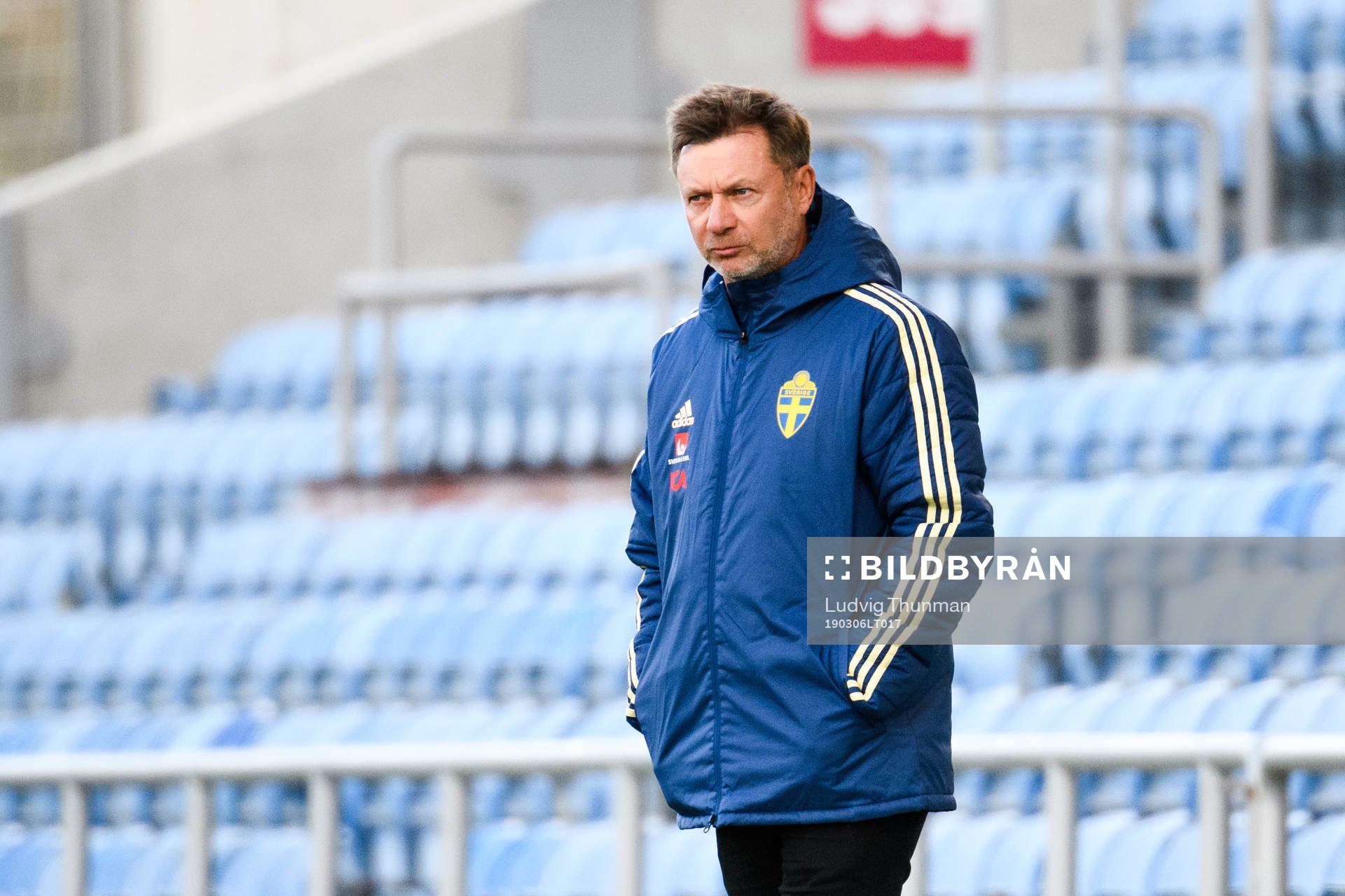 Peter Gerhardsson, head coach of Sweden