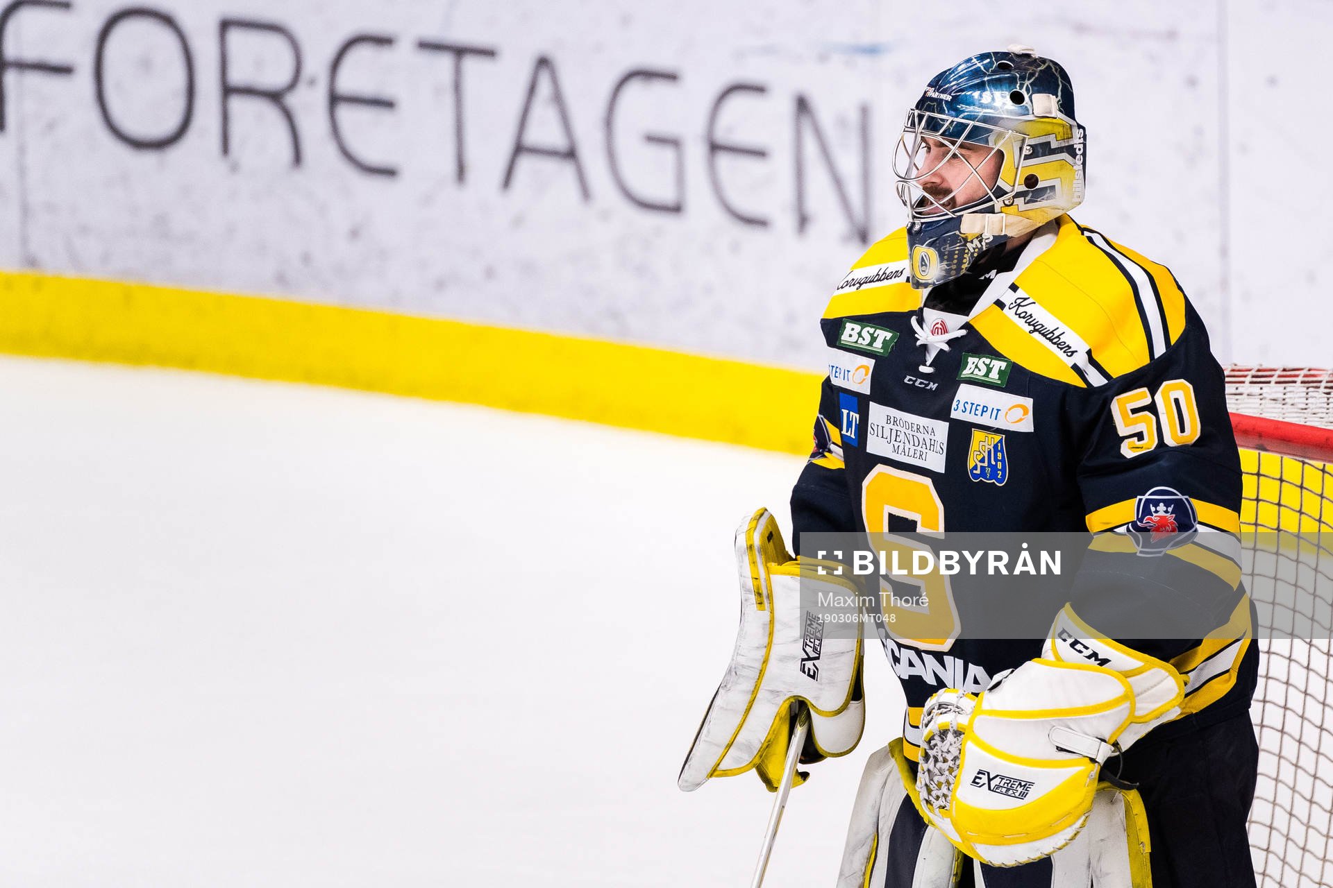 Södertäljes målvakt Alexander Sahlinunder