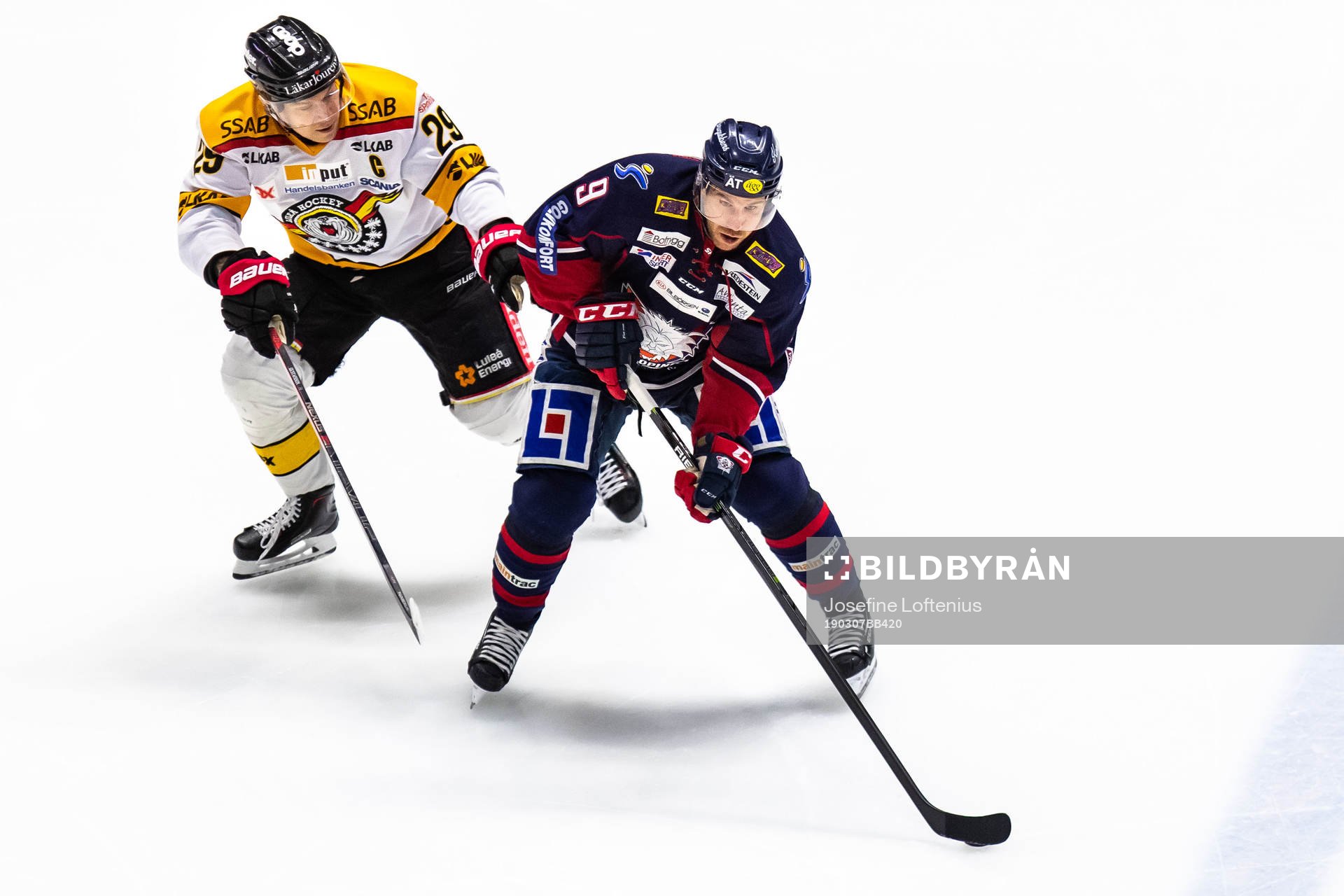 Linköpings Derek Roy och Luleås Erik Gustafsson