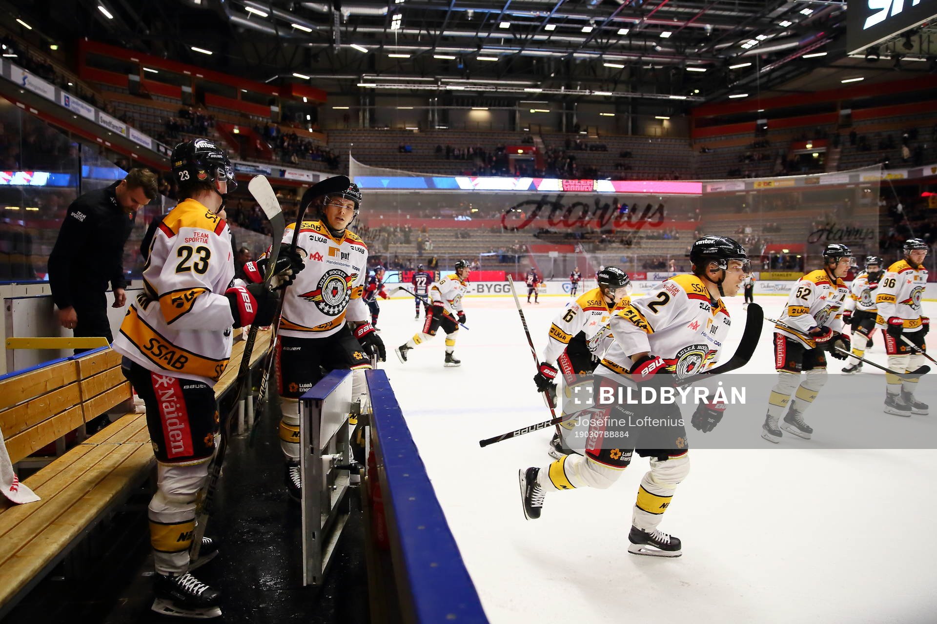 Luleås spelare precis