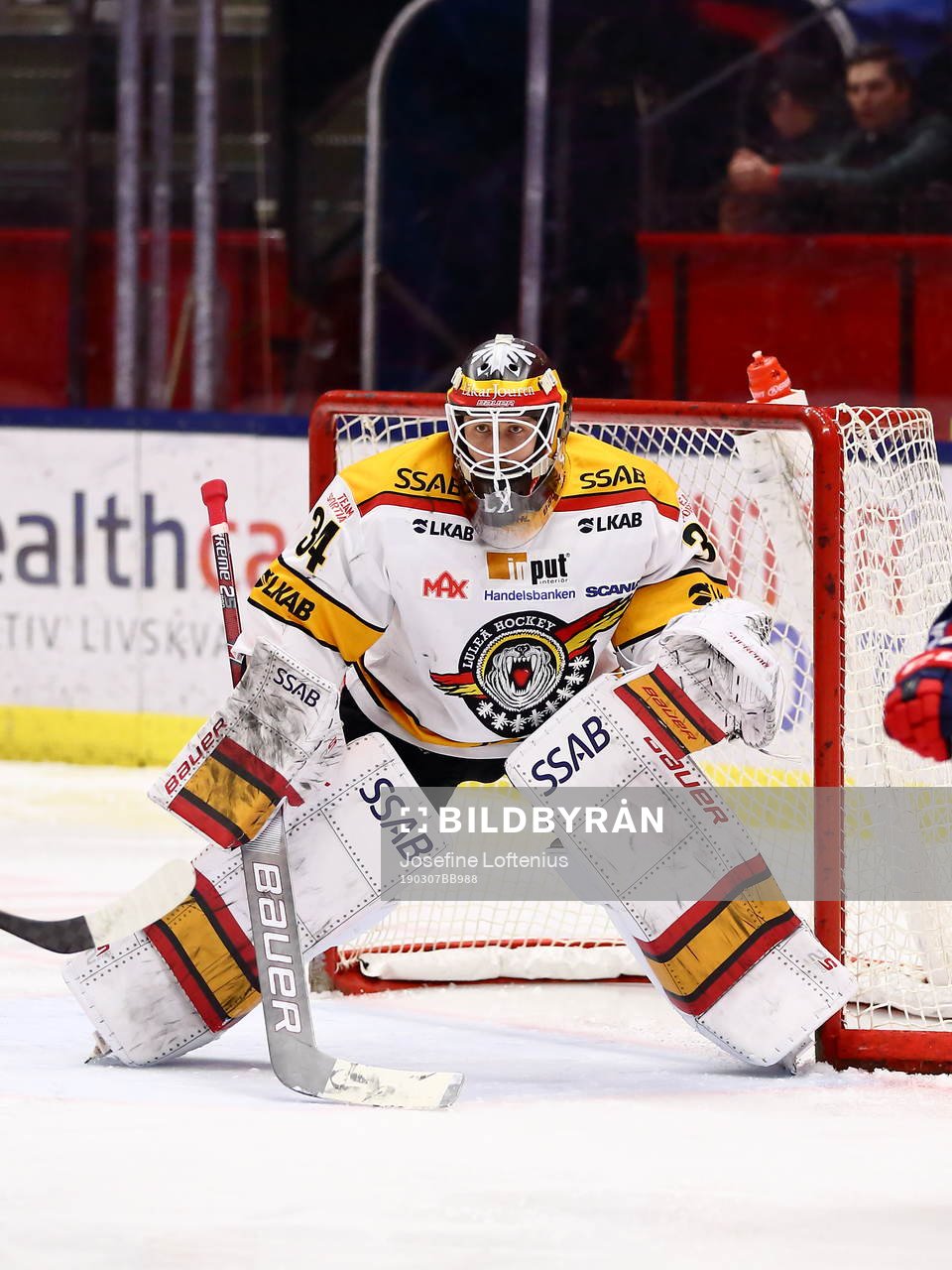 Luleås målvakt Joel Lassinantti