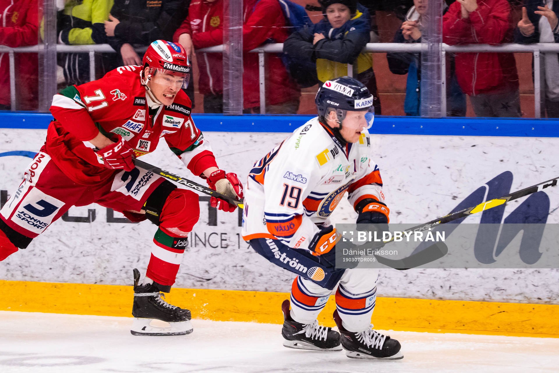 Moras Marek Daloga och Växjös Tuomas Kiiskinen