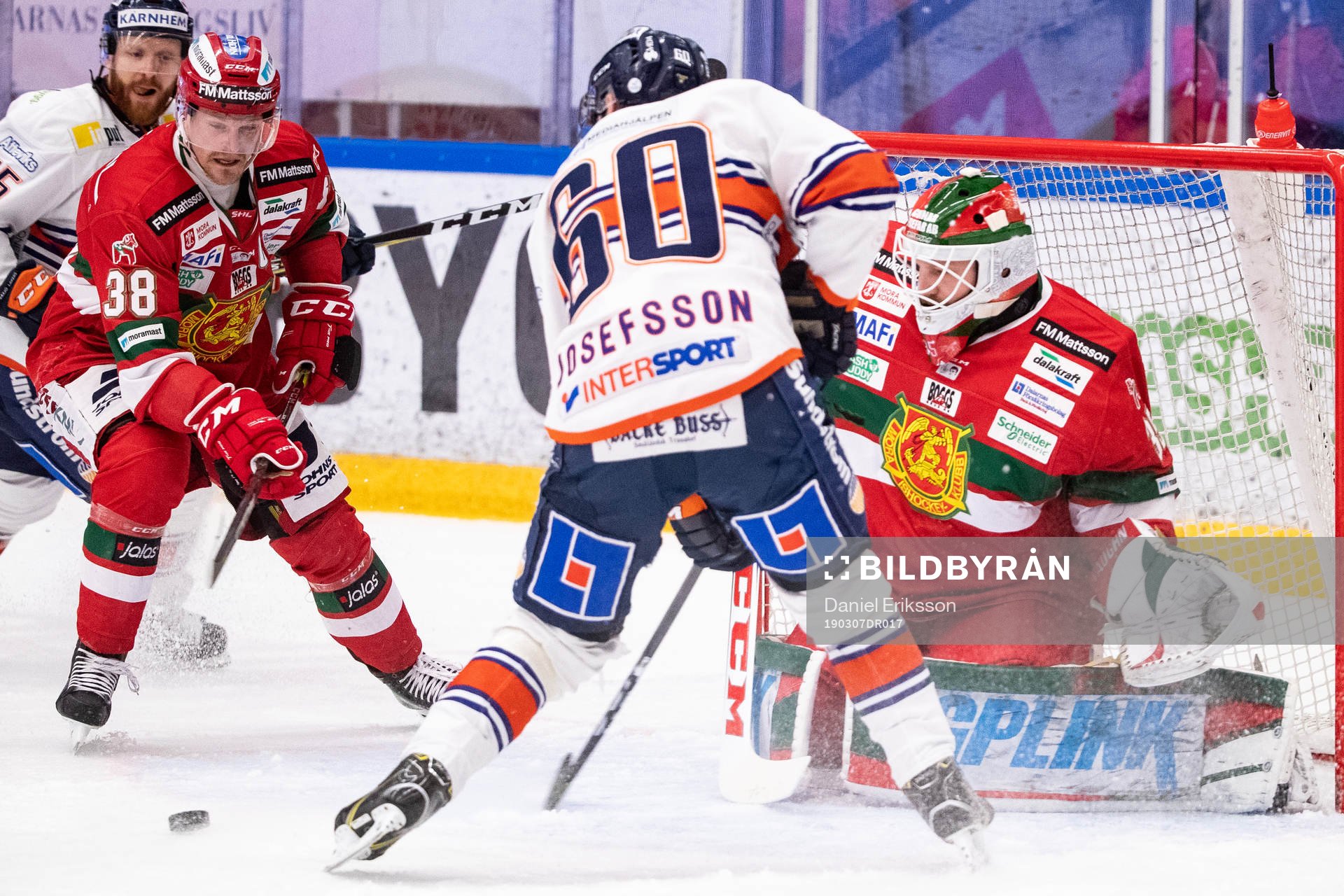 Moras Adam Massuhr och Växjös Erik Josefsson och Moras