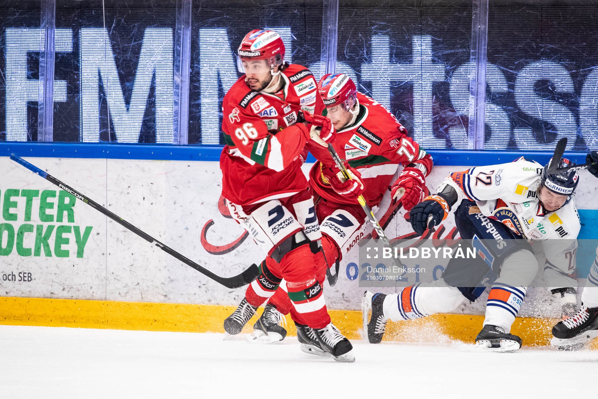 Moras Niki Petti och Michael Keränen och Växjös Janne