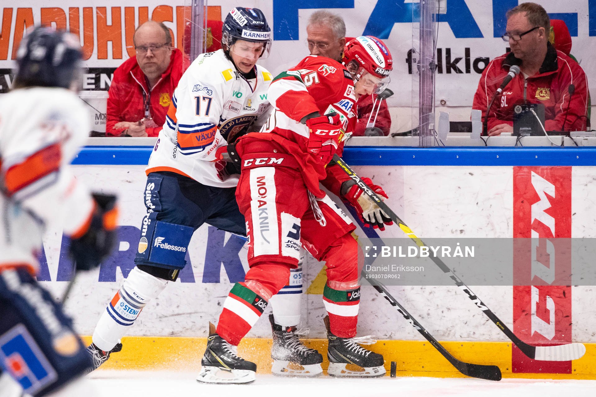 Växjös Jonas Röndbjerg och Moras Michael Haga