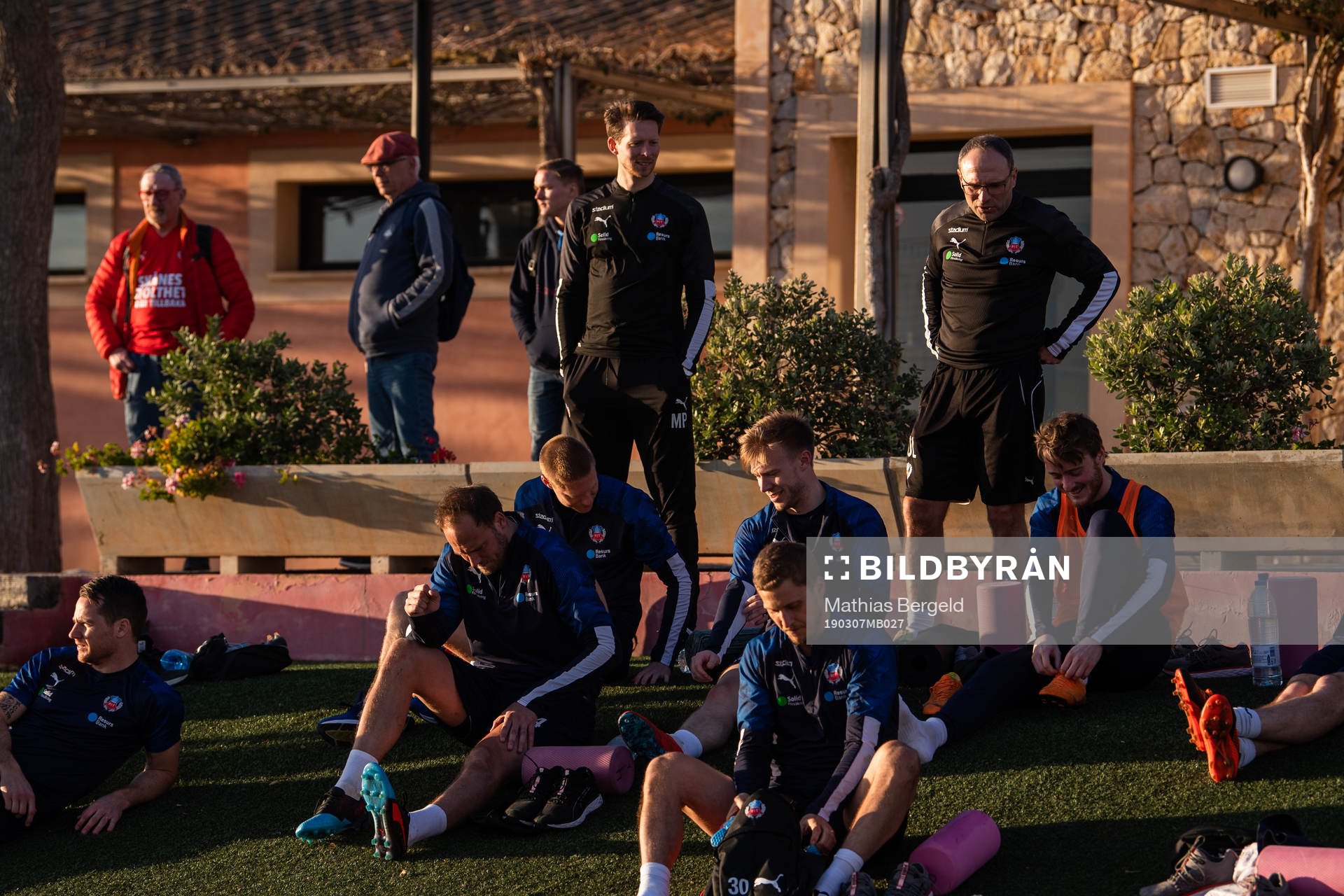 Tränare Per-Ola Ljung, Anders Randrup, Andreas Granqvist,