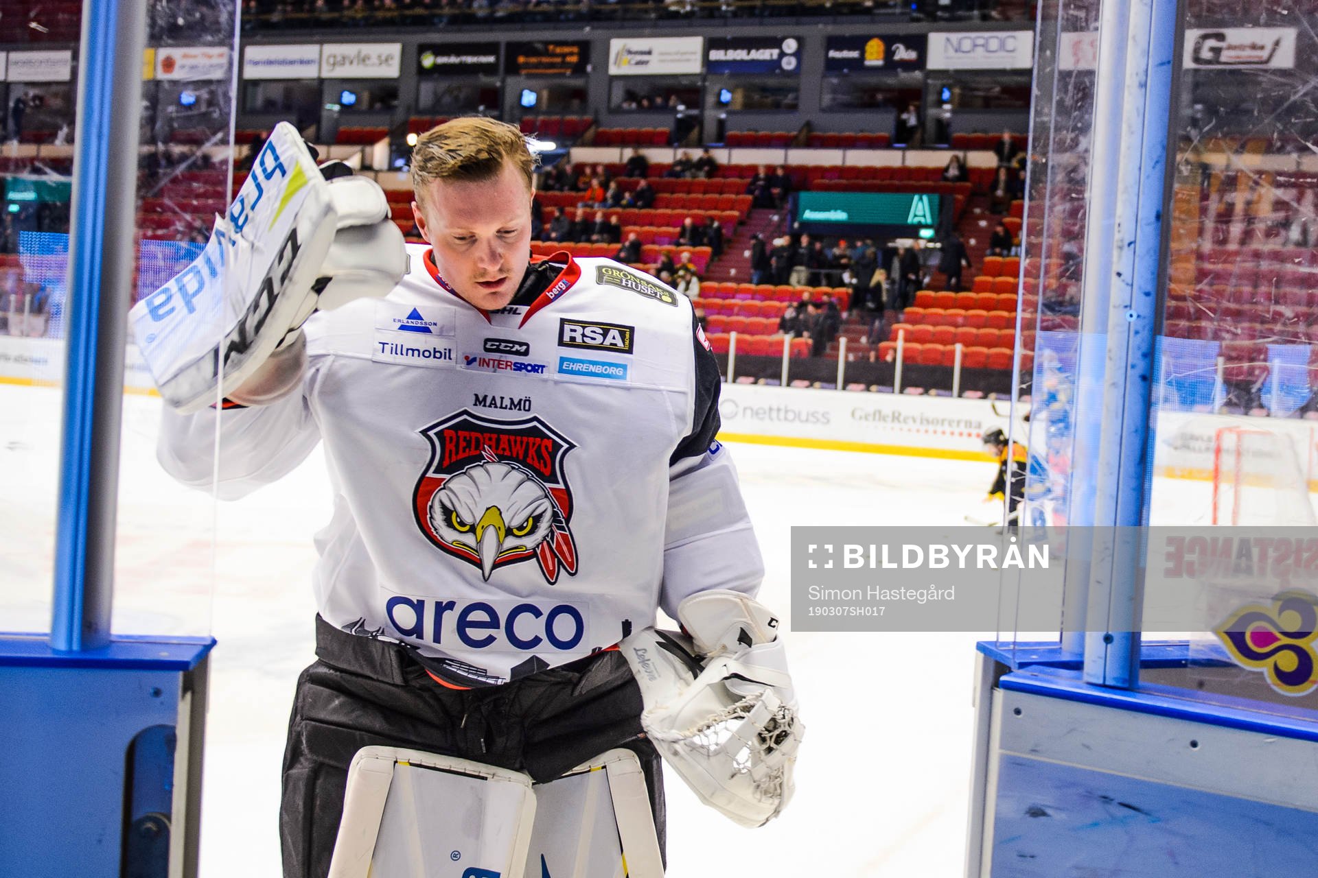 Malmö Redhawks målvakt Lars Volden