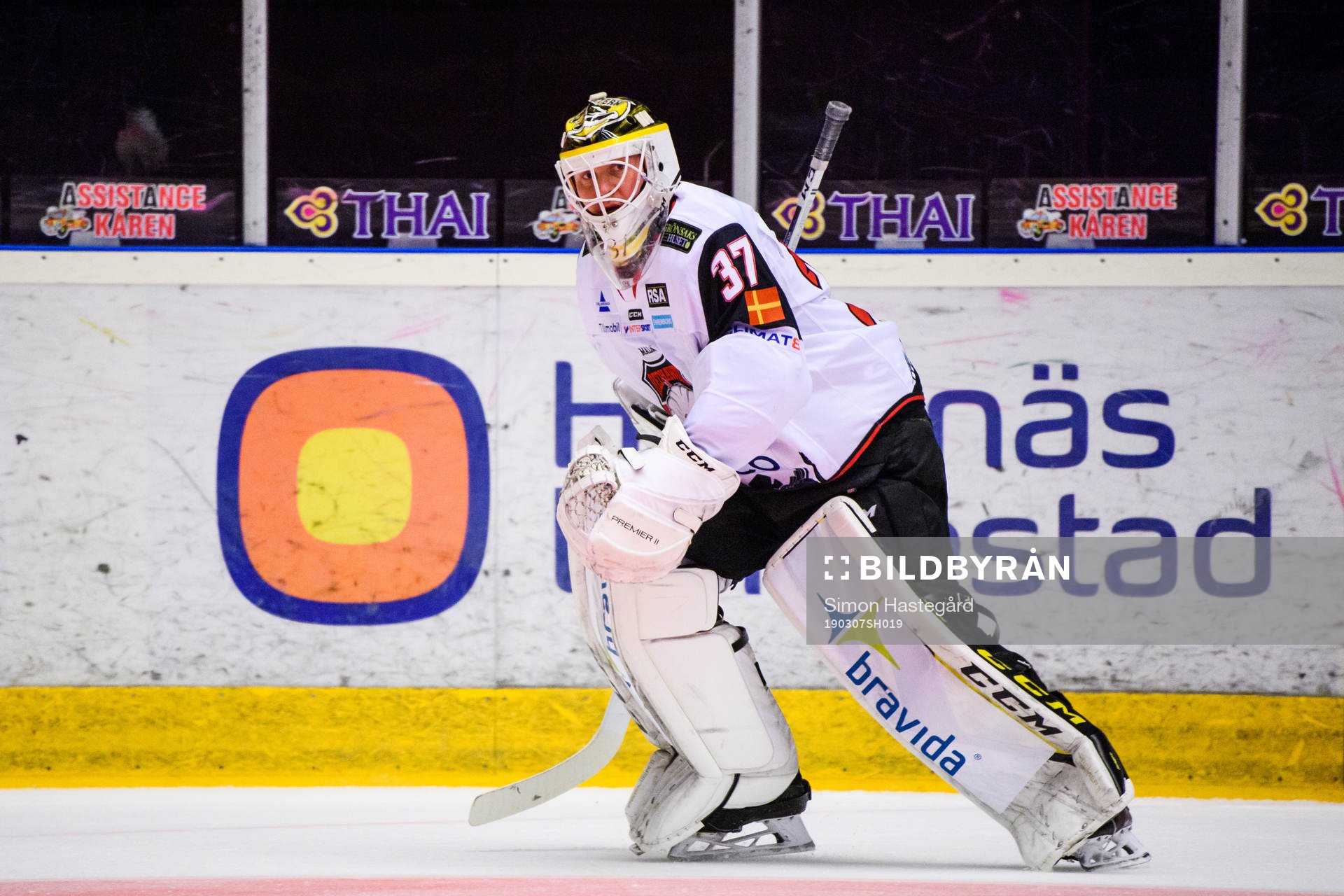 Malmö Redhawks målvakt Lars Volden