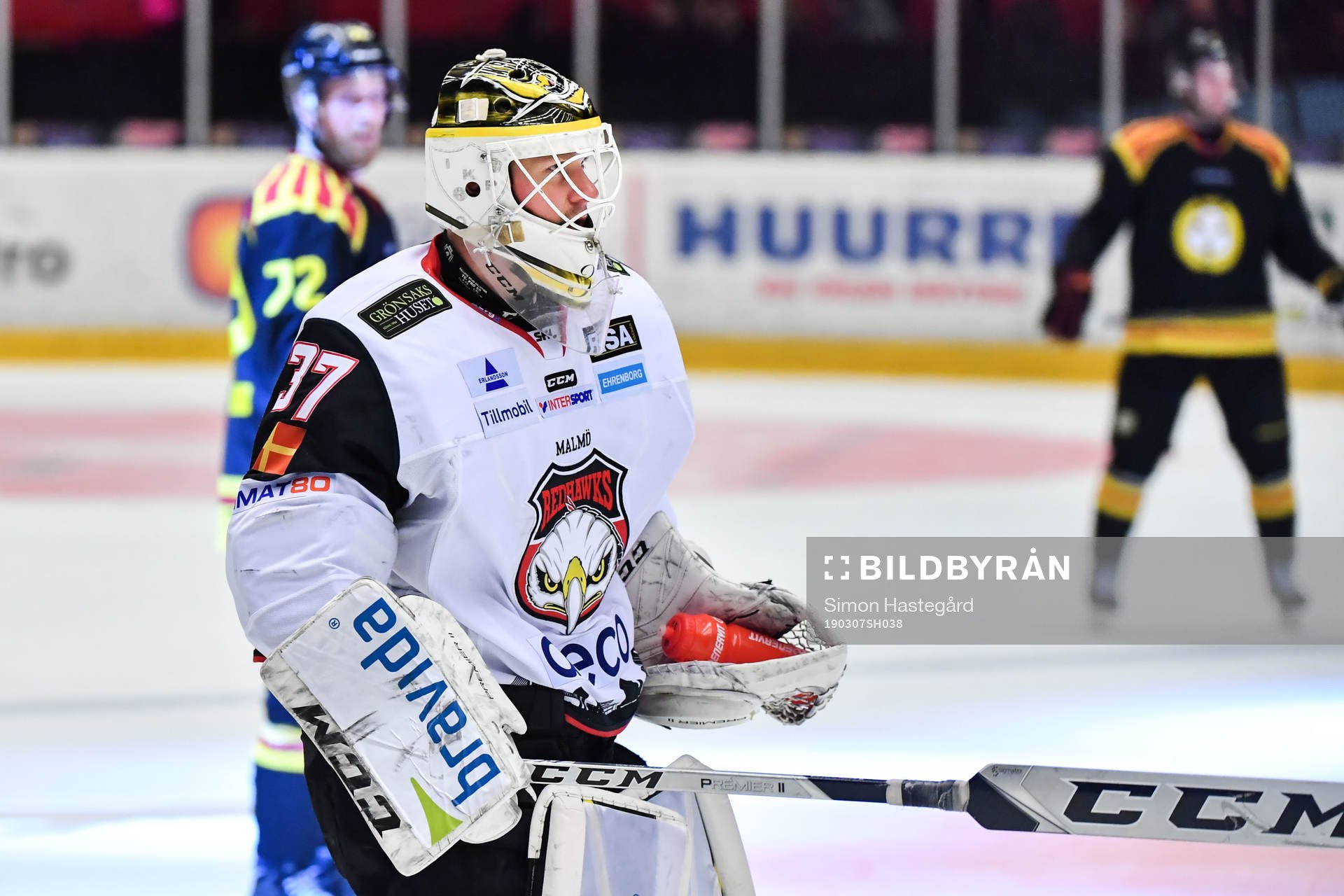 Malmö Redhawks målvakt Lars Volden blir inbytt