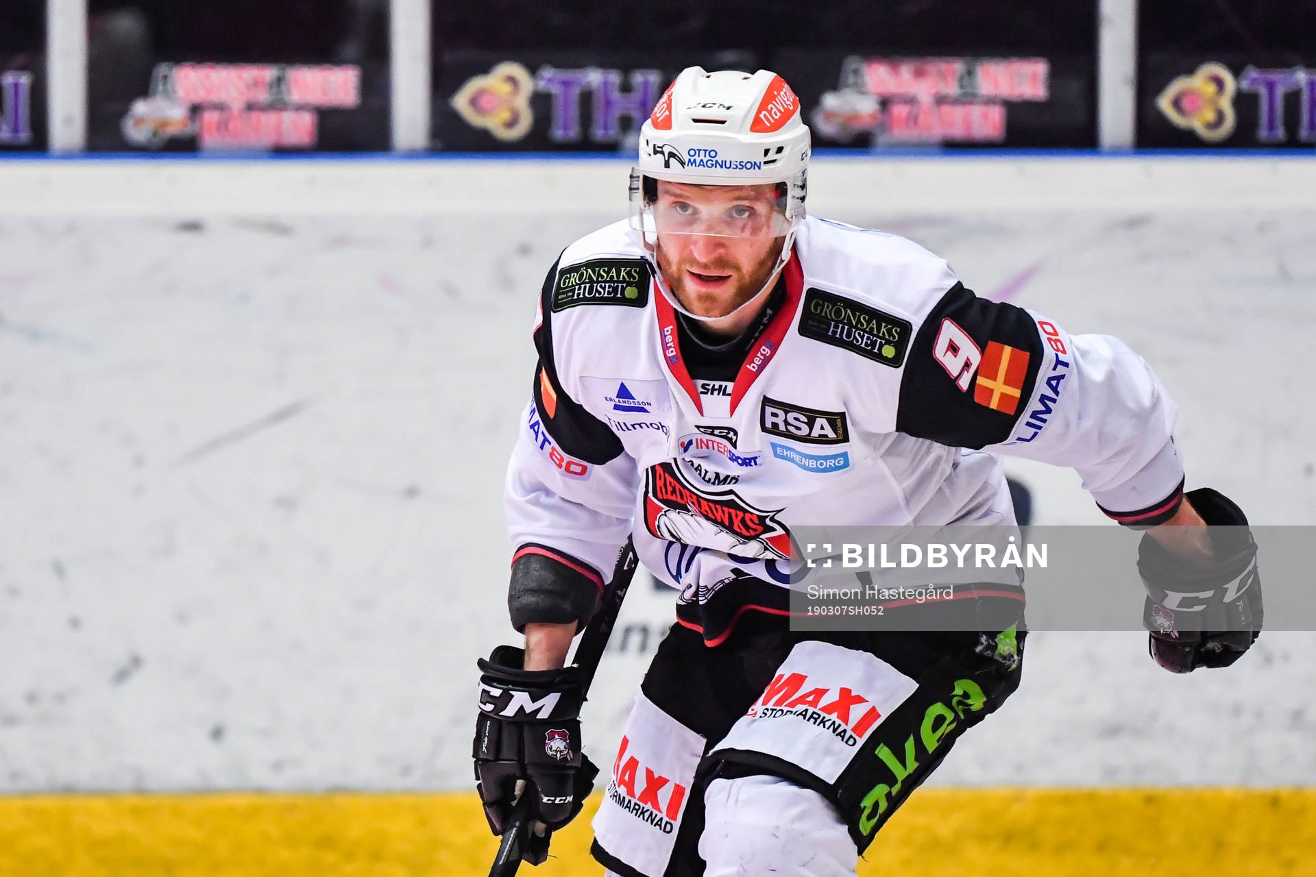Malmö Redhawks Frederik Storm jublar