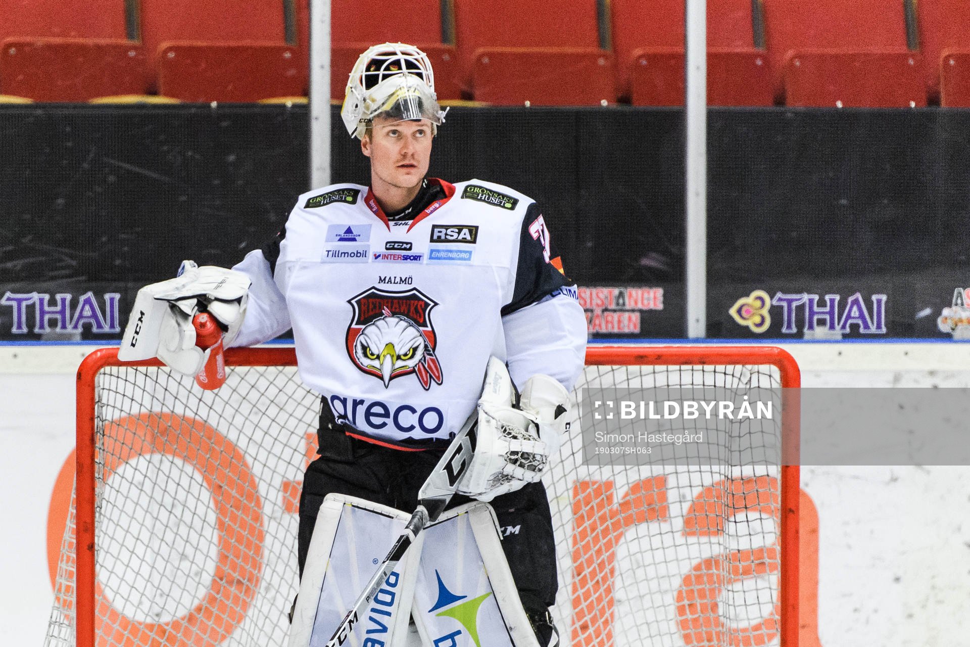 Malmö Redhawks målvakt Lars Volden