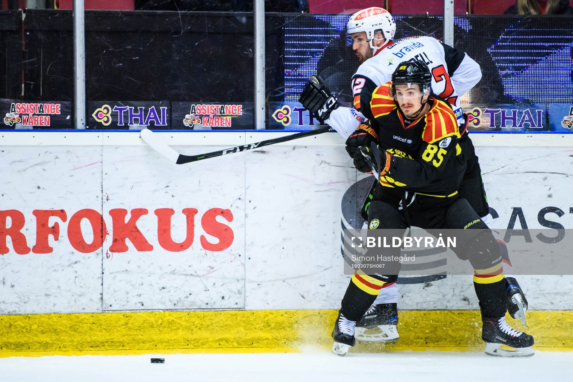 Malmö Redhawks Niklas Arell och Brynäs Rudolf Cerveny