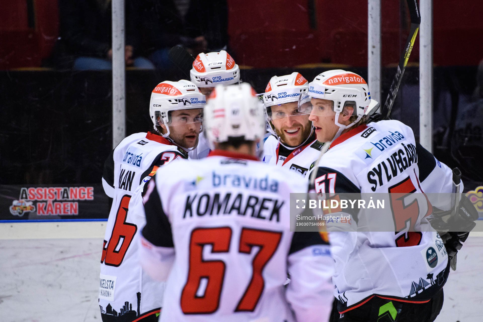 Malmö Redhawks Frederik Storm jublar