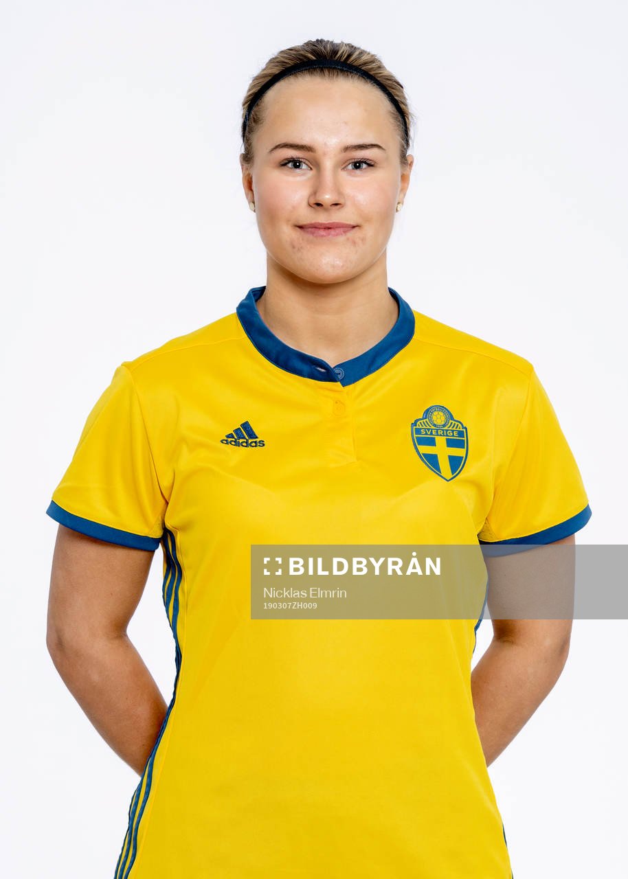 Johanna Svedberg i F16/03-landslaget