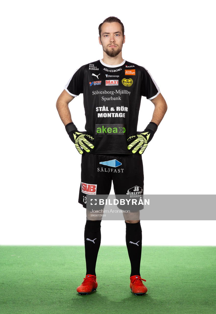 Mjällbys målvakt Carljohan Eriksson
