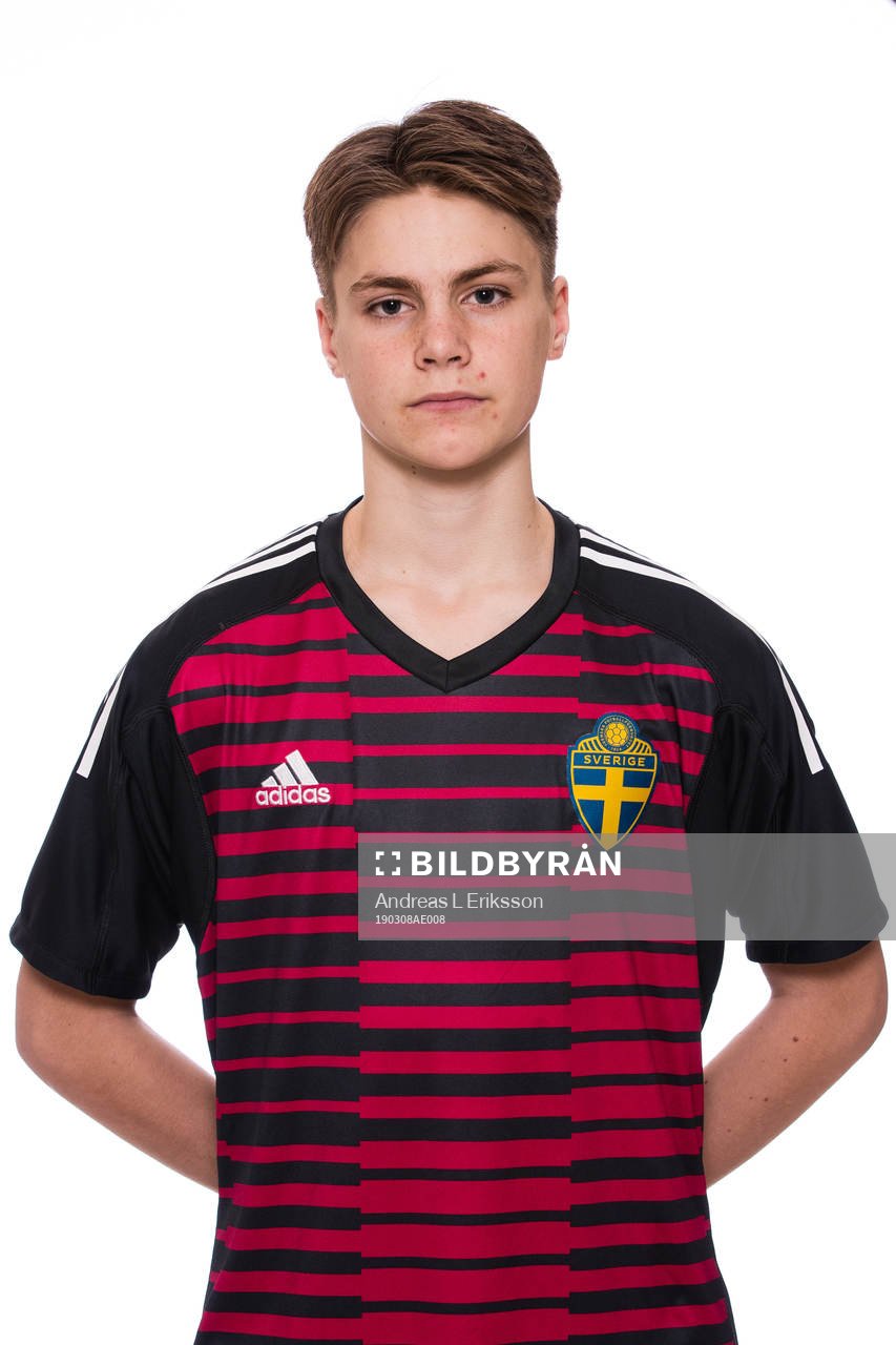 Nils Arvidsson i P16-landslaget