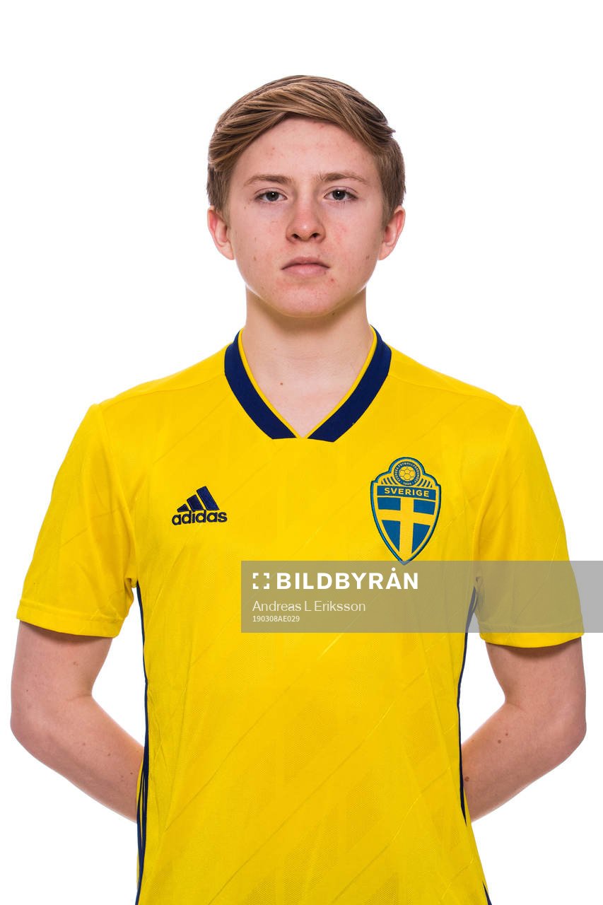 Edwin Dellkrans i P16-landslaget