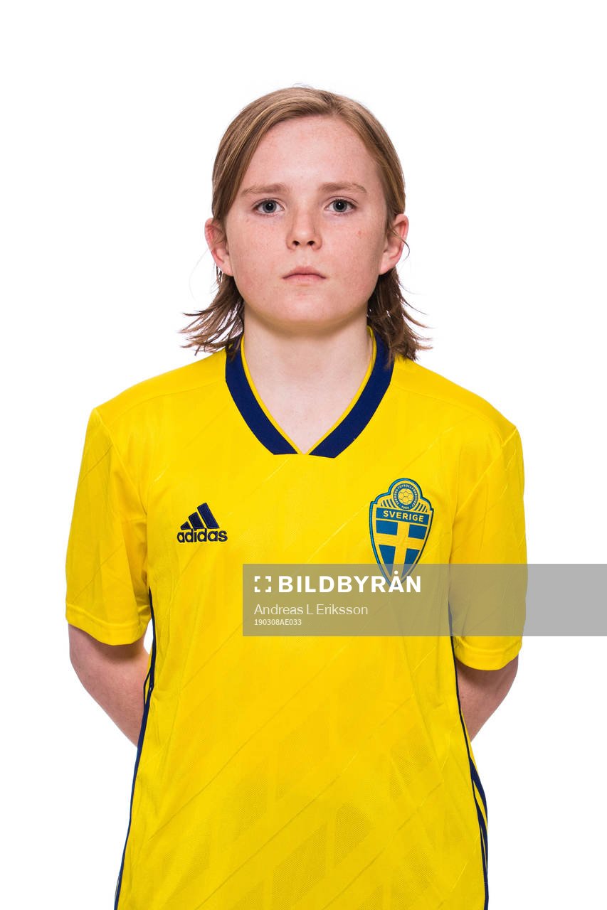 Algot Pärleholt i P16-landslaget