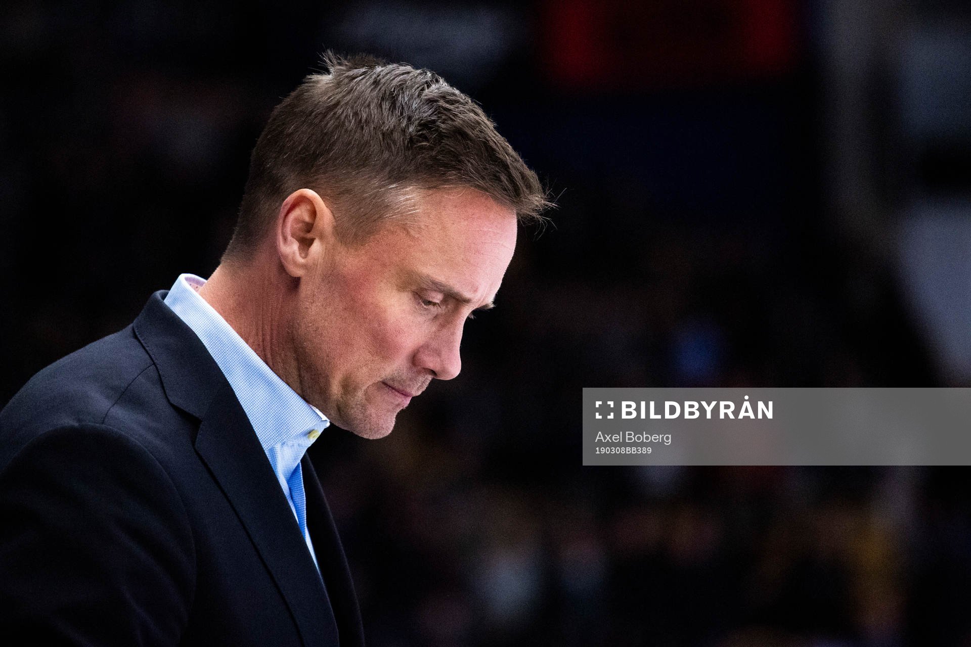 Frölunda tränare Roger Rönnberg deppar