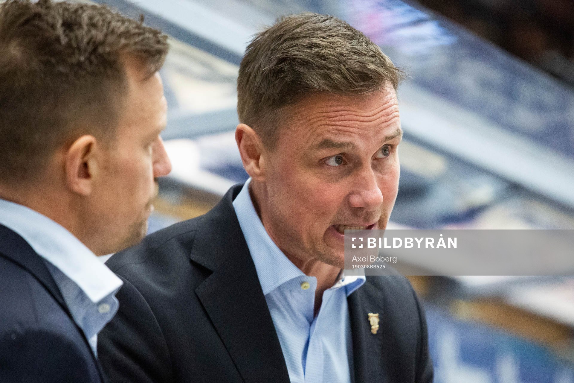 Frölunda tränare Roger Rönnberg deppar