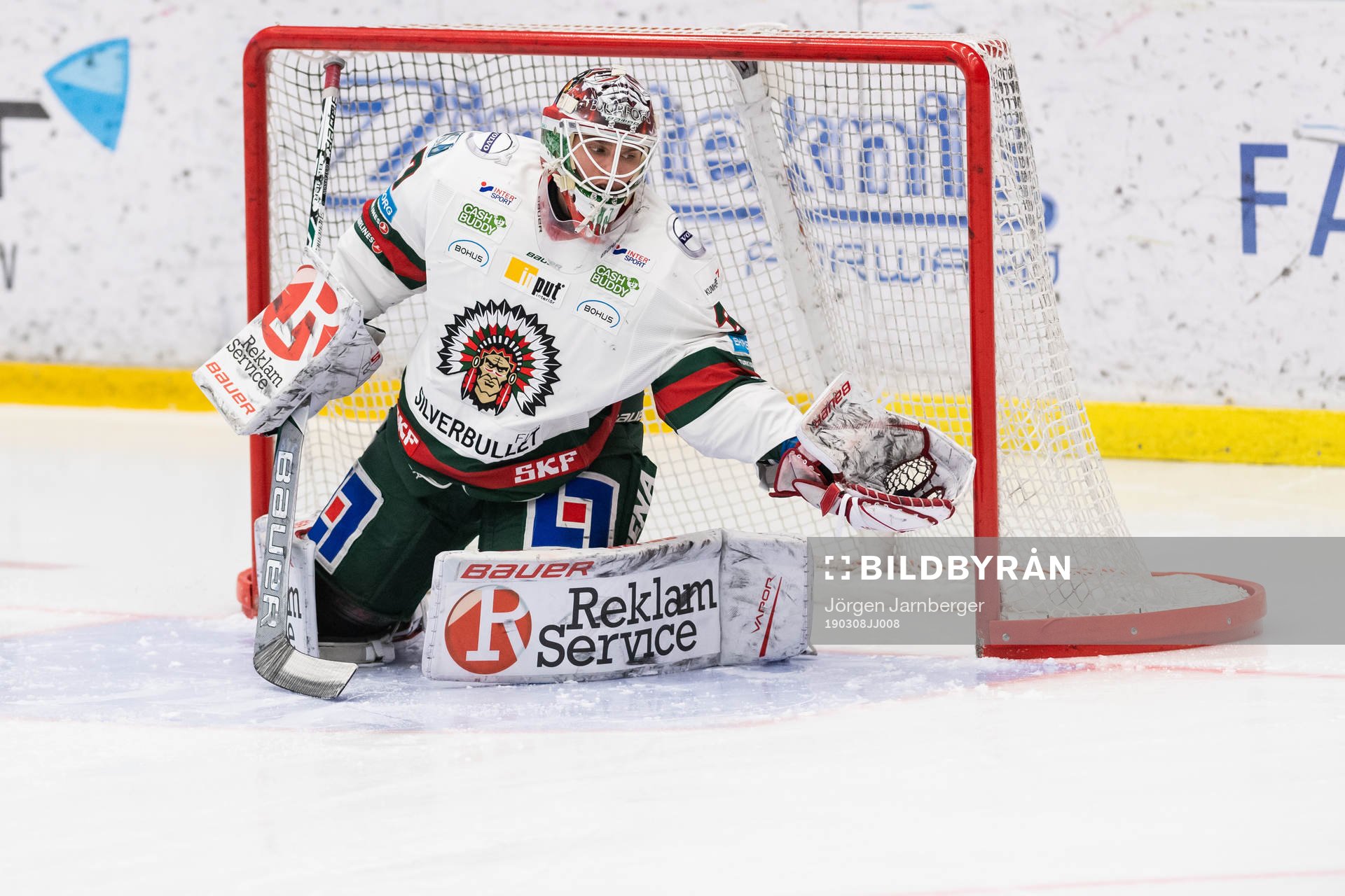 Frölunda målvakt Johan Gustafsson