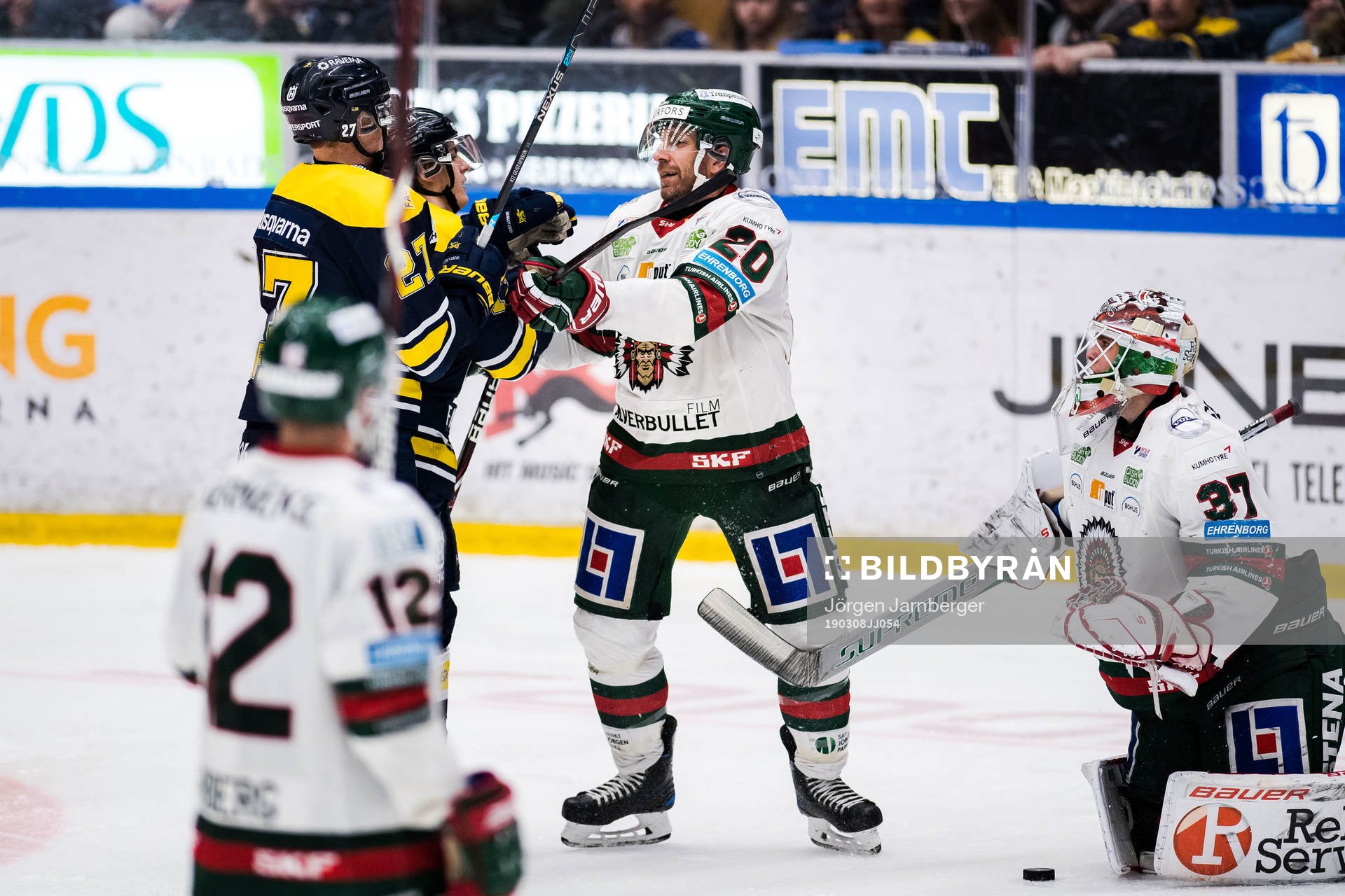 s Isac Brännström och David Gustafsson i bråk med