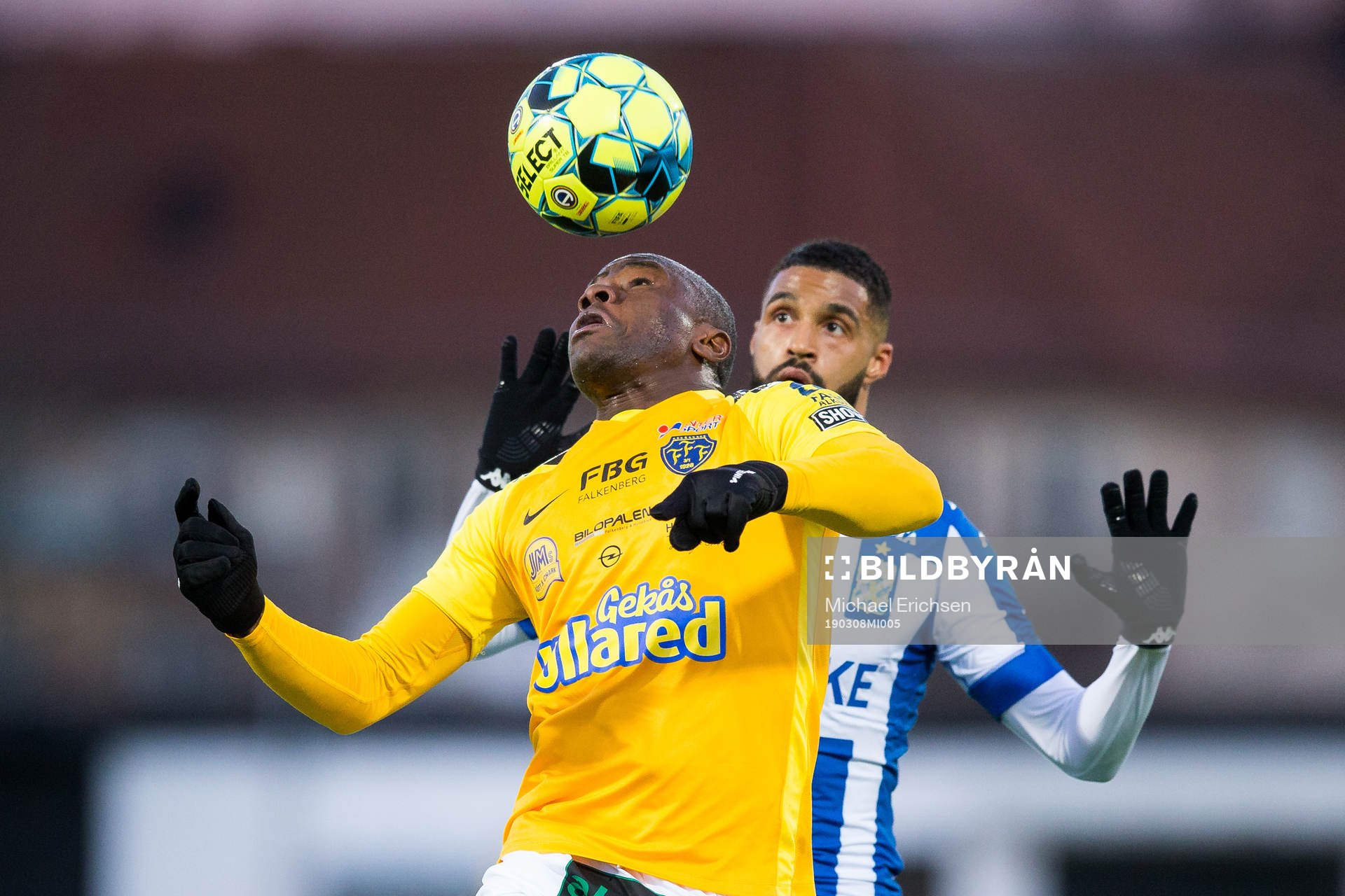 Falkenbergs Nsima Peter och IFK Göteborgs Kristopher Da