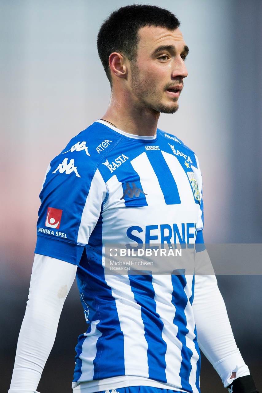 IFK Göteborgs Giorgi Kharaishvili deppar i halvlek av