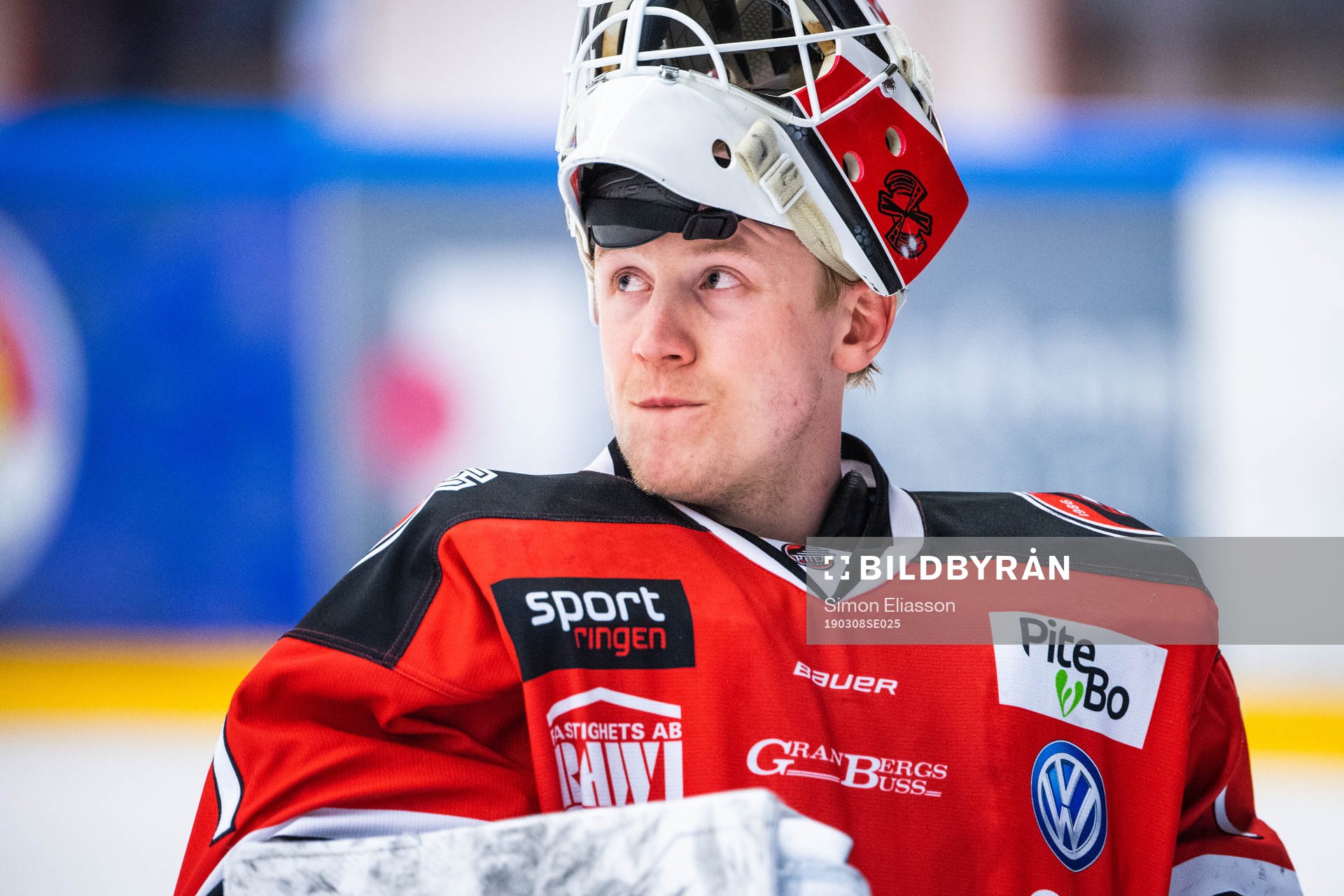 Piteås målvakt Joel Vännström