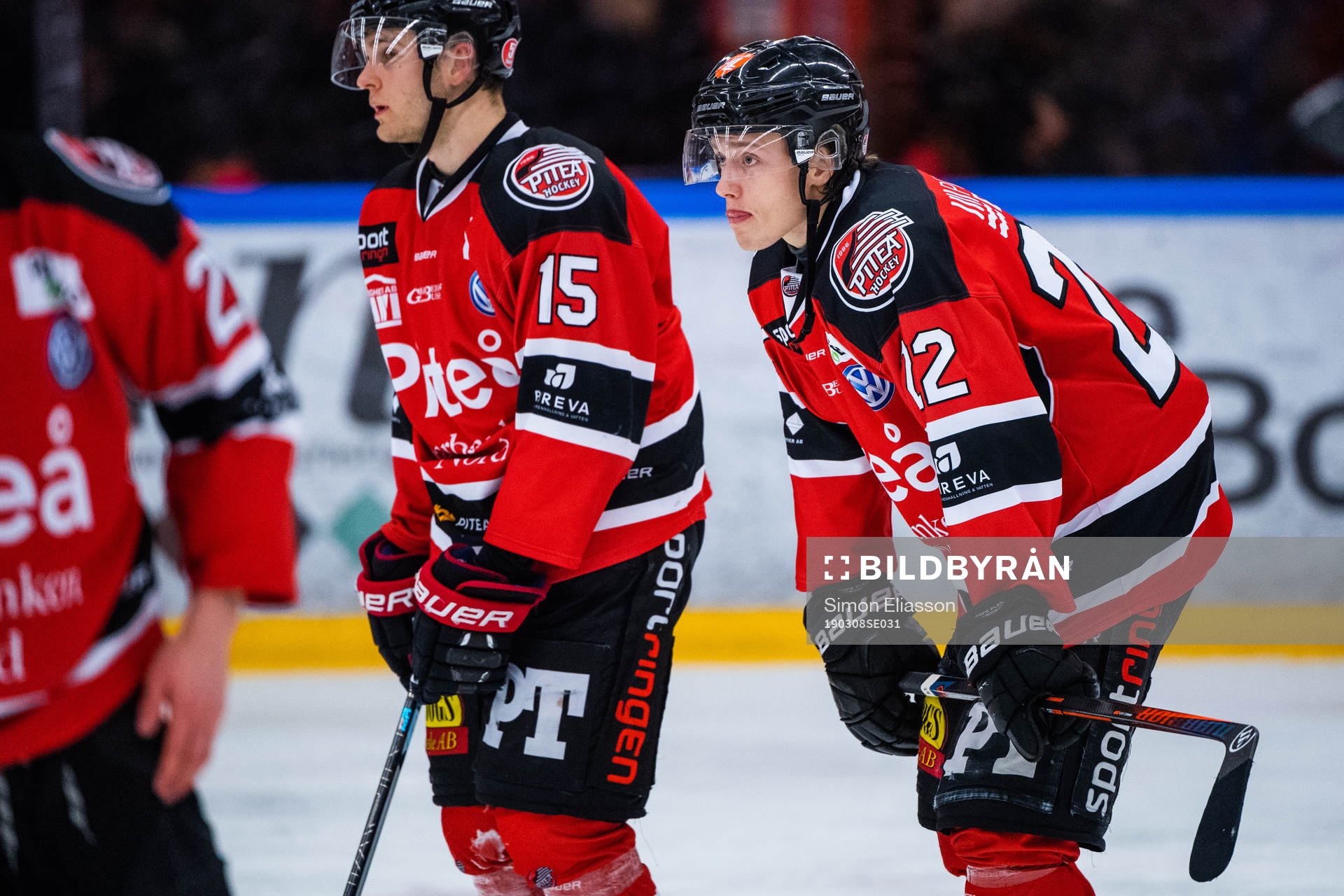 Piteås Pontus Wikström  och Andreas Lundmark  deppar