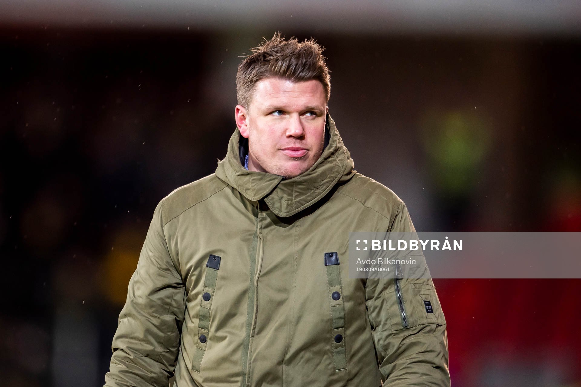Östers tränare Christian Järdler deppar