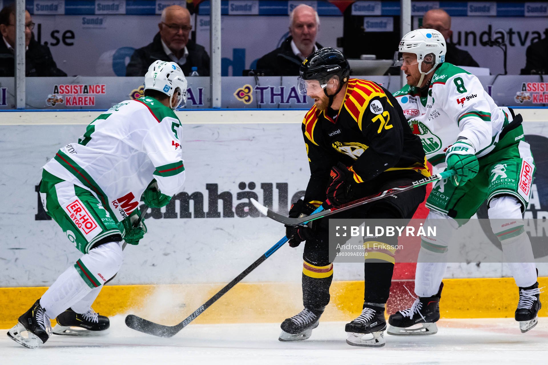 Rögles Alen Bibic och Linus Sandin