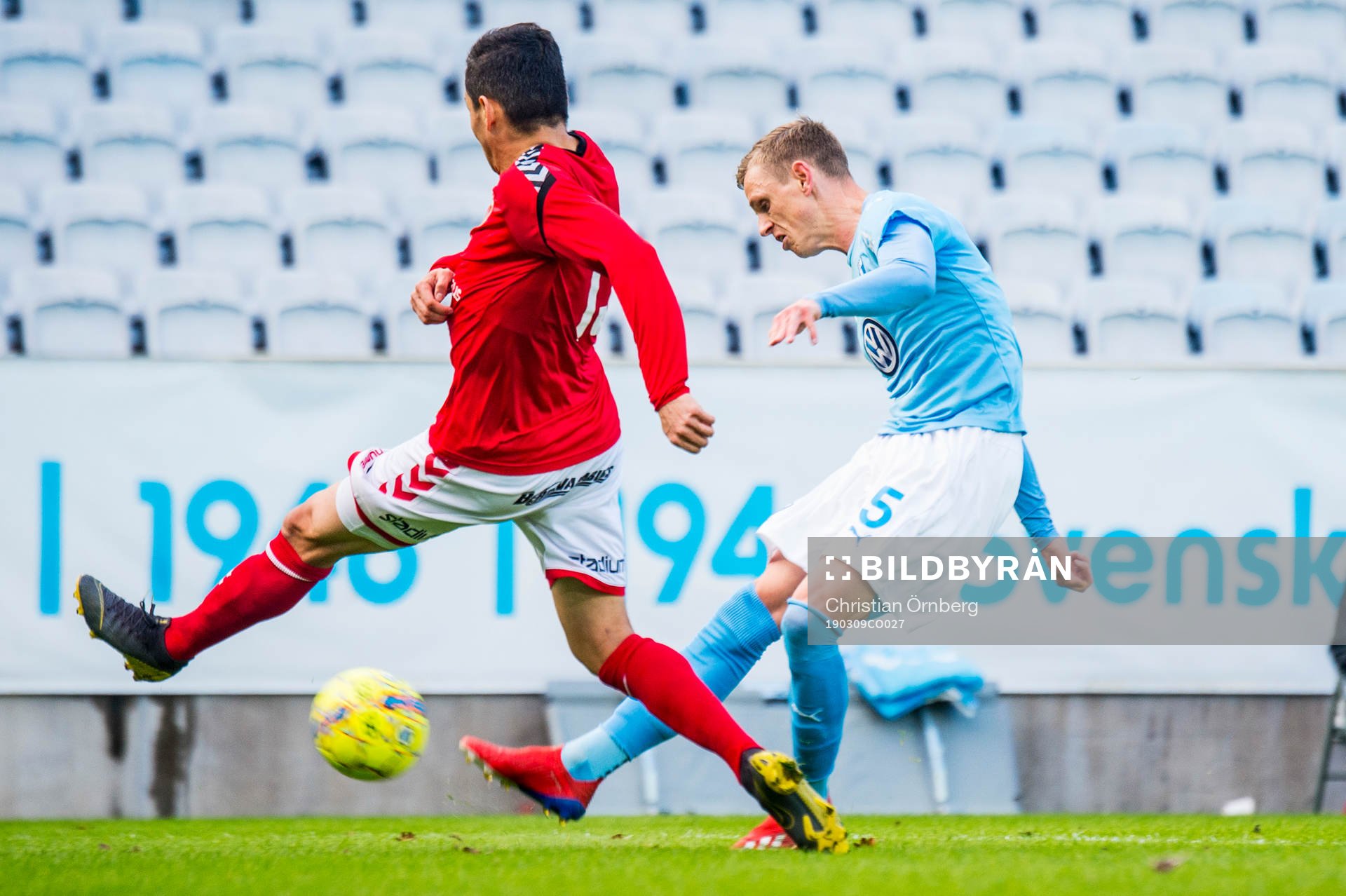 Malmö FFs Sören Rieks  mot Kalmars Emin Nouri