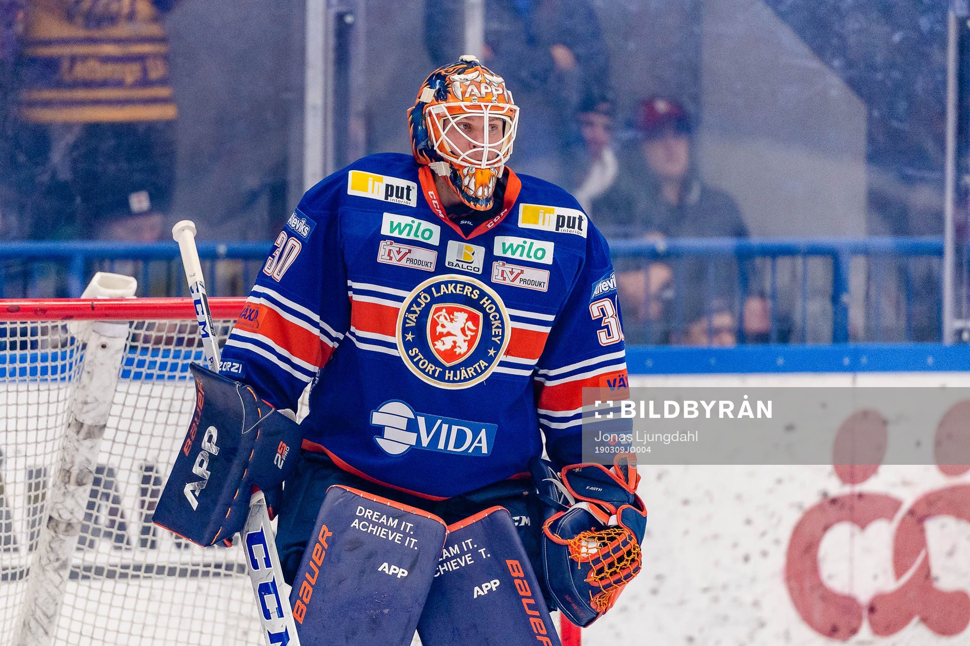 Växjös målvakt Viktor Fasth