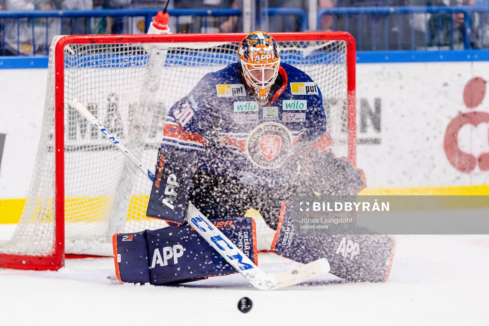 Växjös målvakt Viktor Fasth