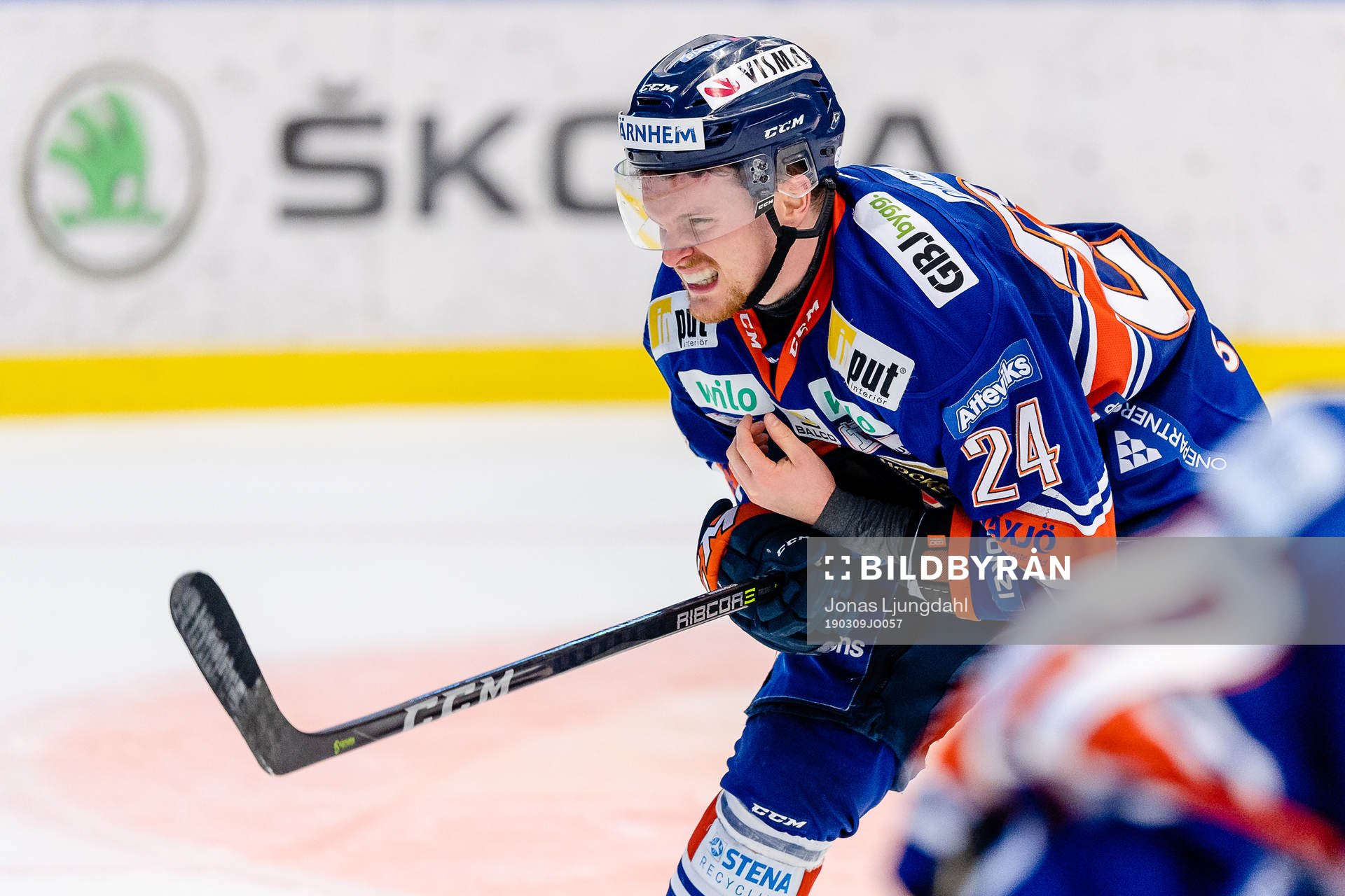 Växjös Brendan Shinnimin har ont