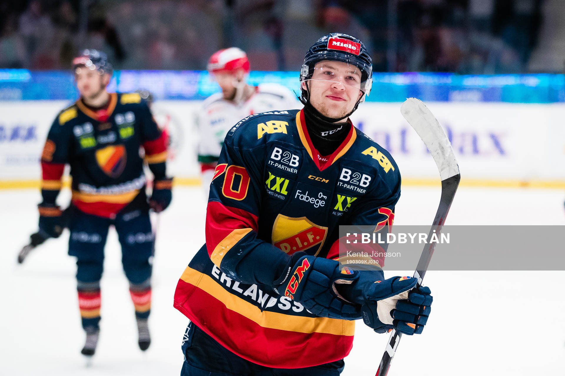 Djurgårdens Marcus Davidsson jublar