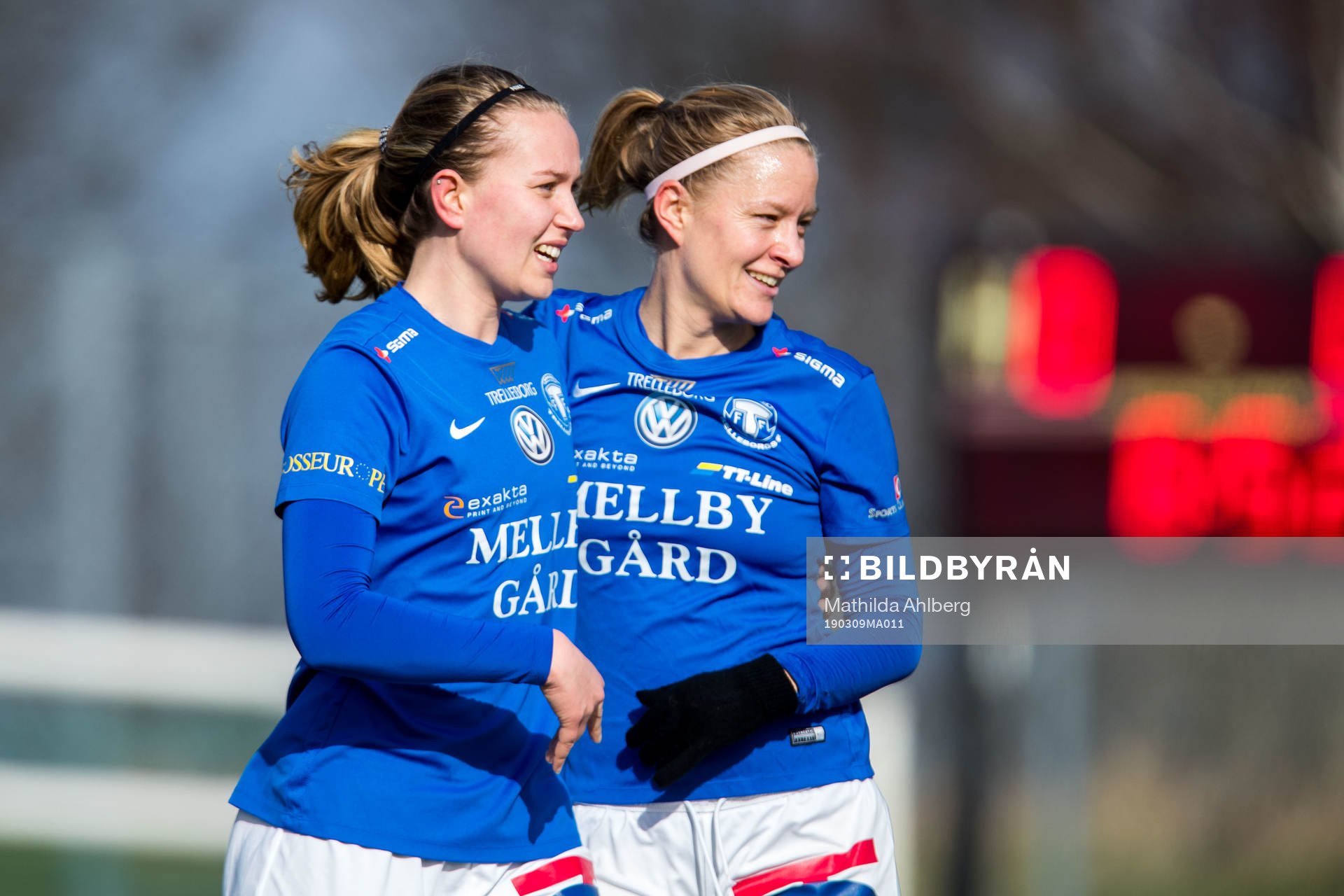 Trelleborgs Viktoria Persson jublar