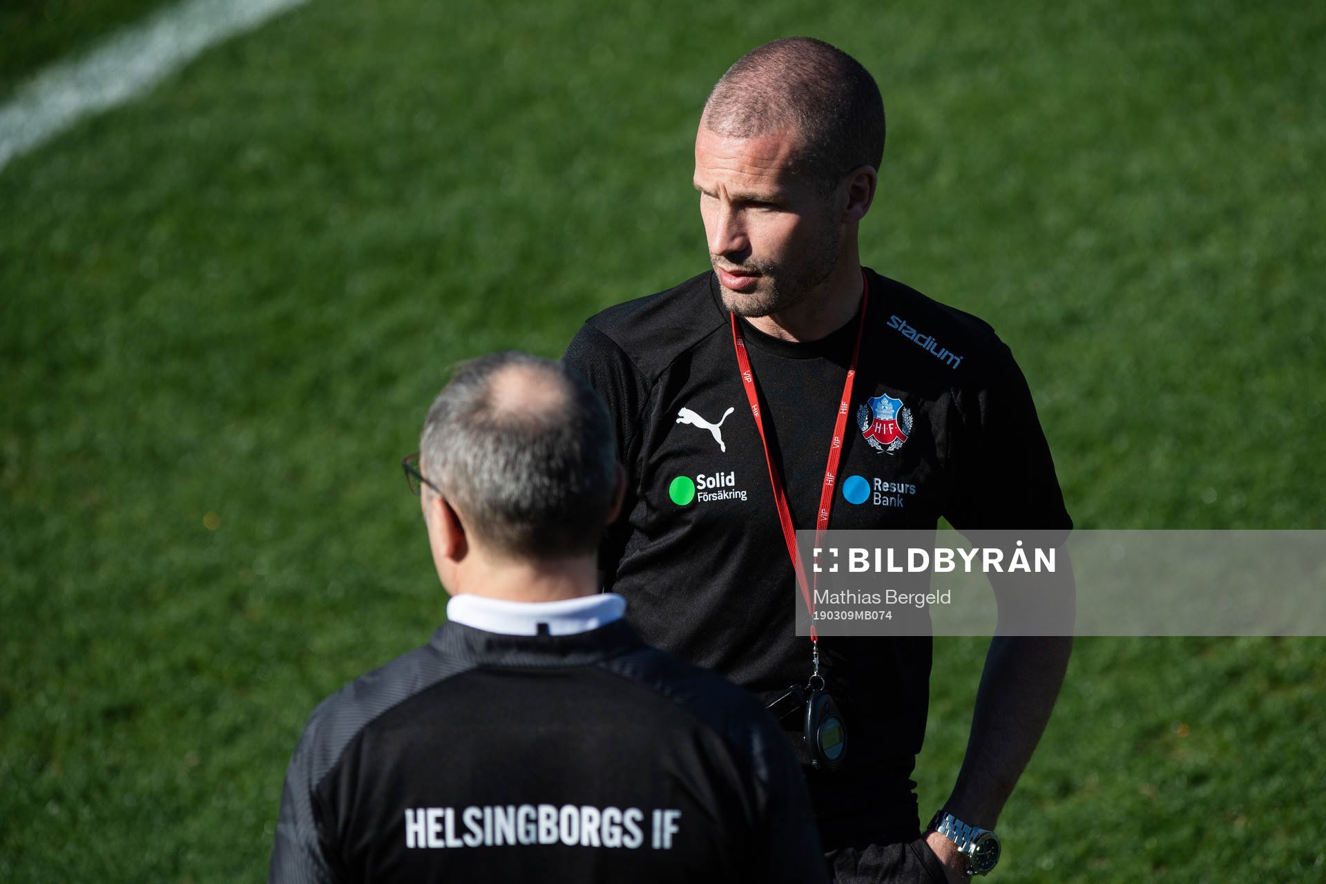 Helsingborgs assisterande tränare Christoffer Andersson