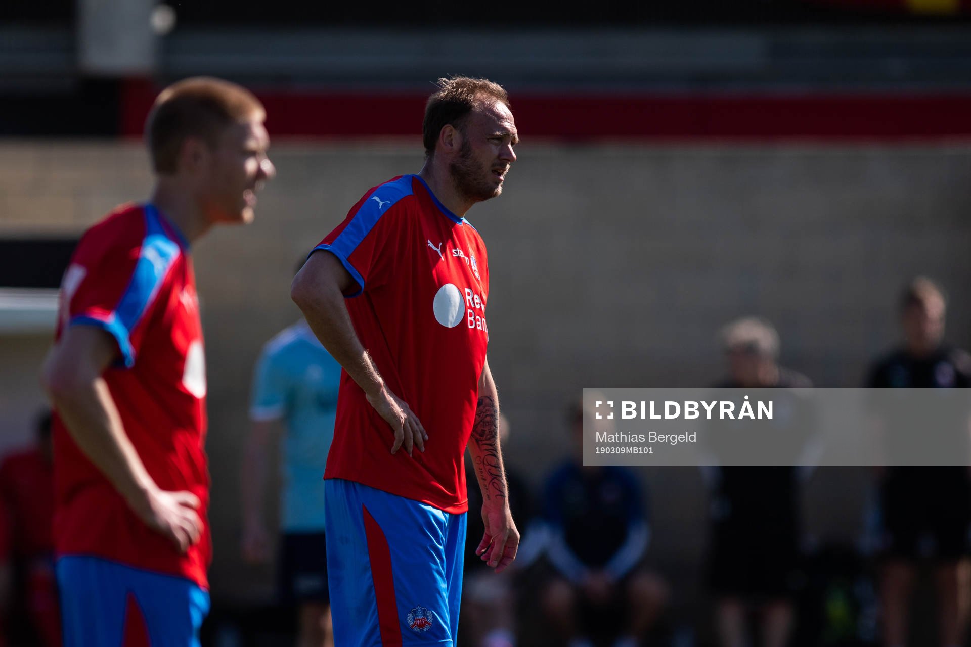 Helsingborgs Markus Holgersson och Andreas Granqvist deppar