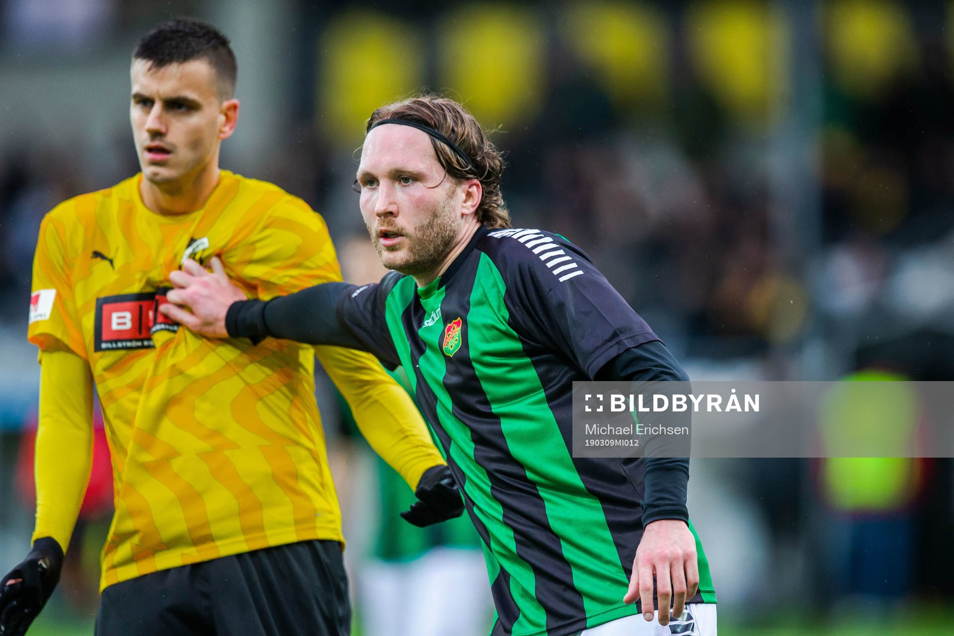 Häckens Alexander Jeremejeff och GAIS Emil Wahlström