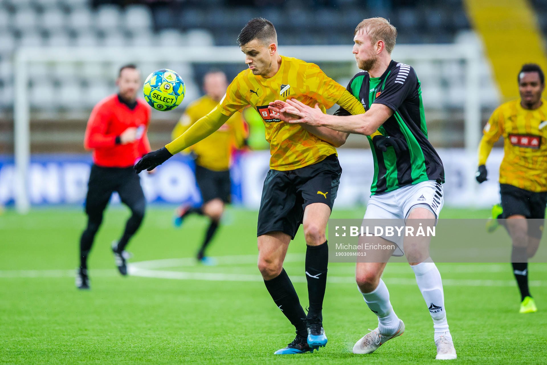 Häckens Alexander Jeremejeff och GAIS Carl Nyström