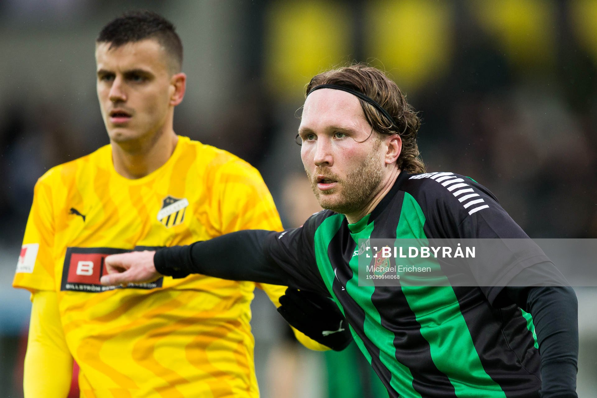 Häckens Alexander Jeremejeff och GAIS Emil Wahlström