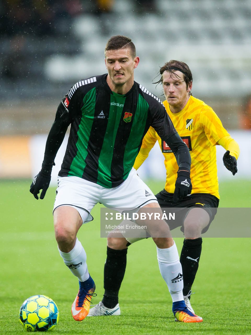 GAIS Nikola Asceric och Häckens Erik Friberg