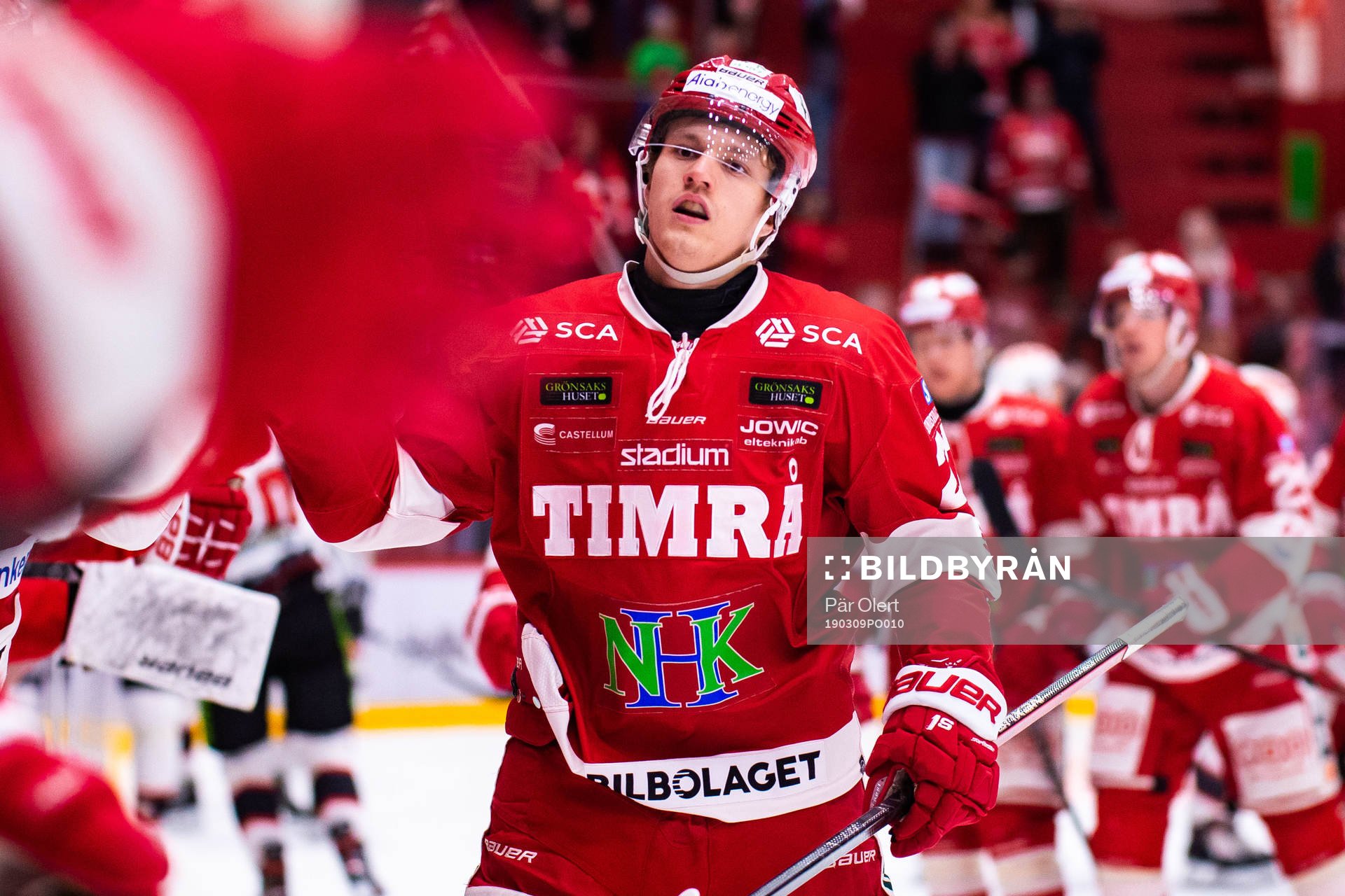 Timrås Johannes Kinnvall jublar