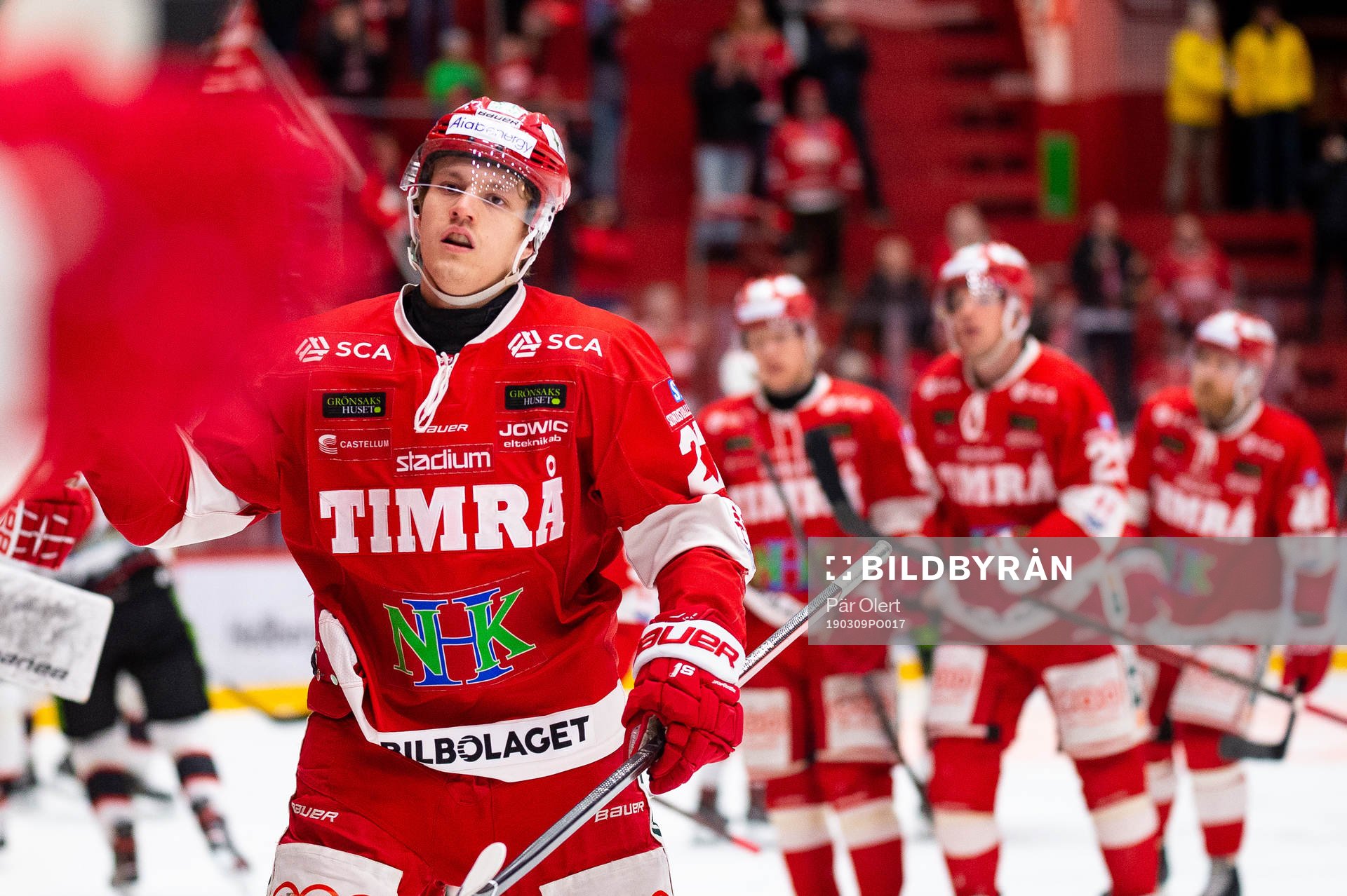 Timrås Johannes Kinnvall jublar