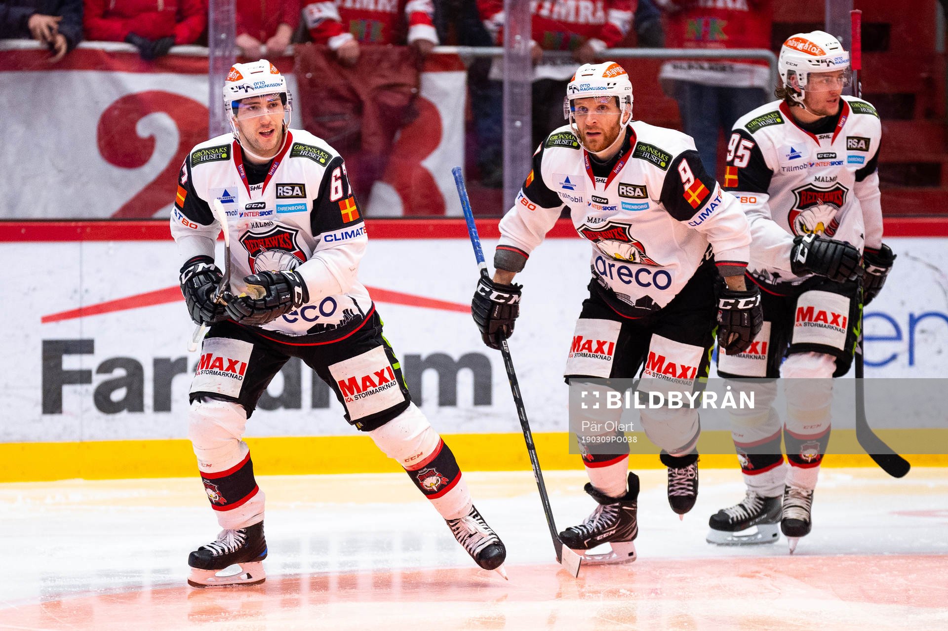 Malmö Redhawks Konstantin Komarek jublar