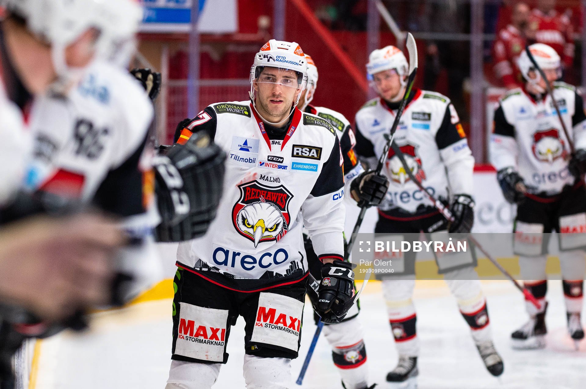 Malmö Redhawks Konstantin Komarek jublar