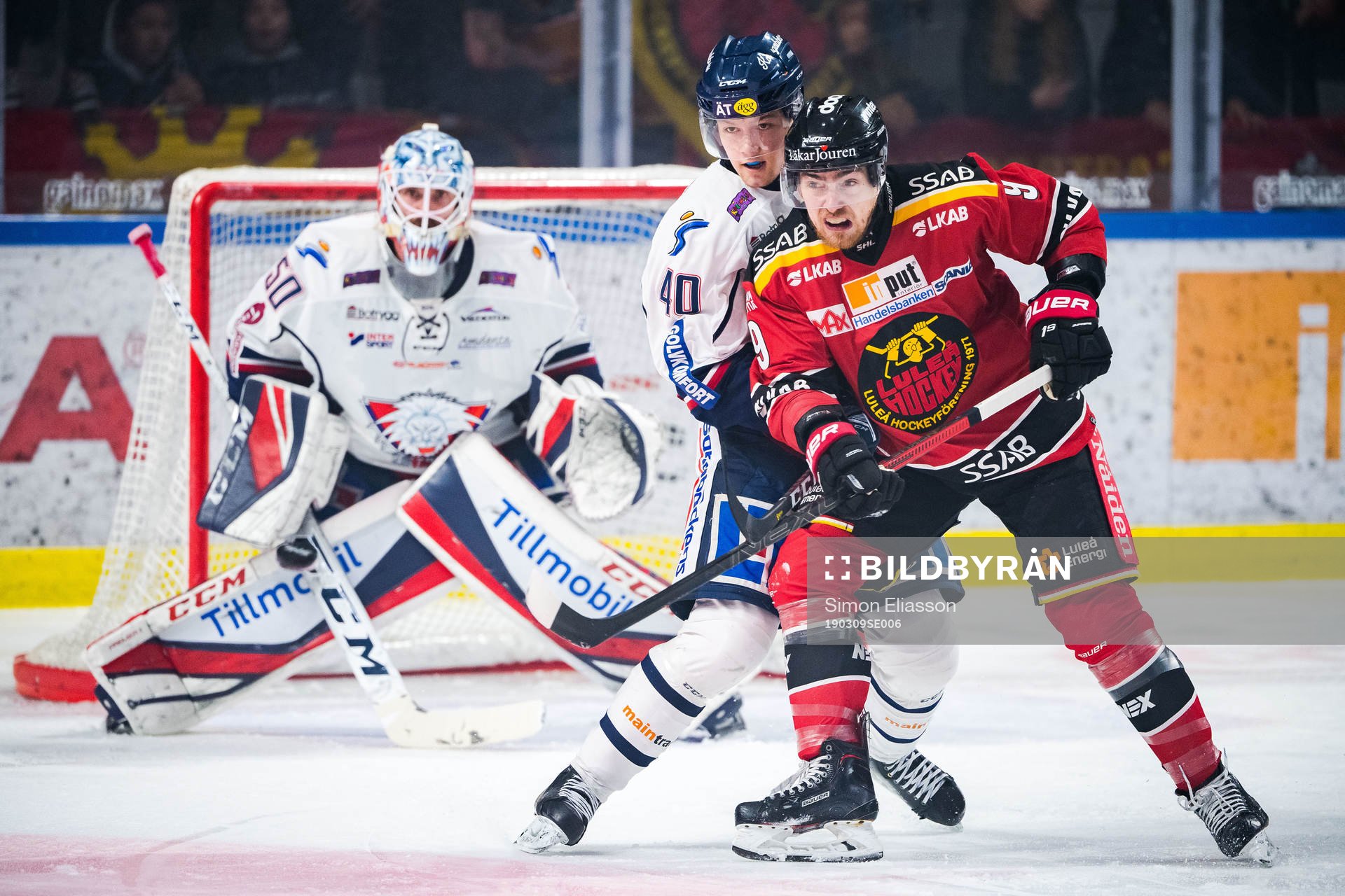Linköpings Simon Lundmark och Luleås Johan Forsberg